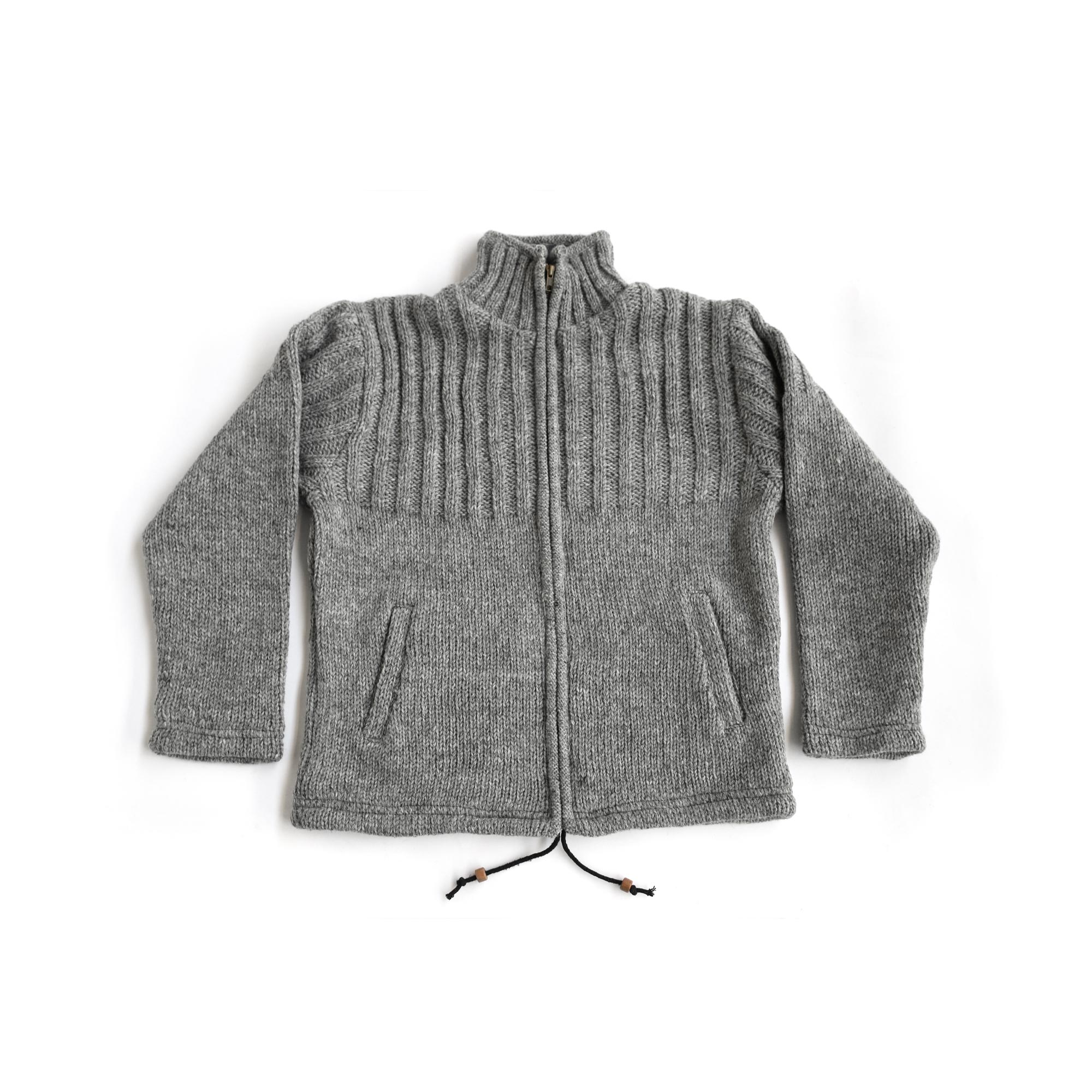 Strickjacke 'Aarus', grau