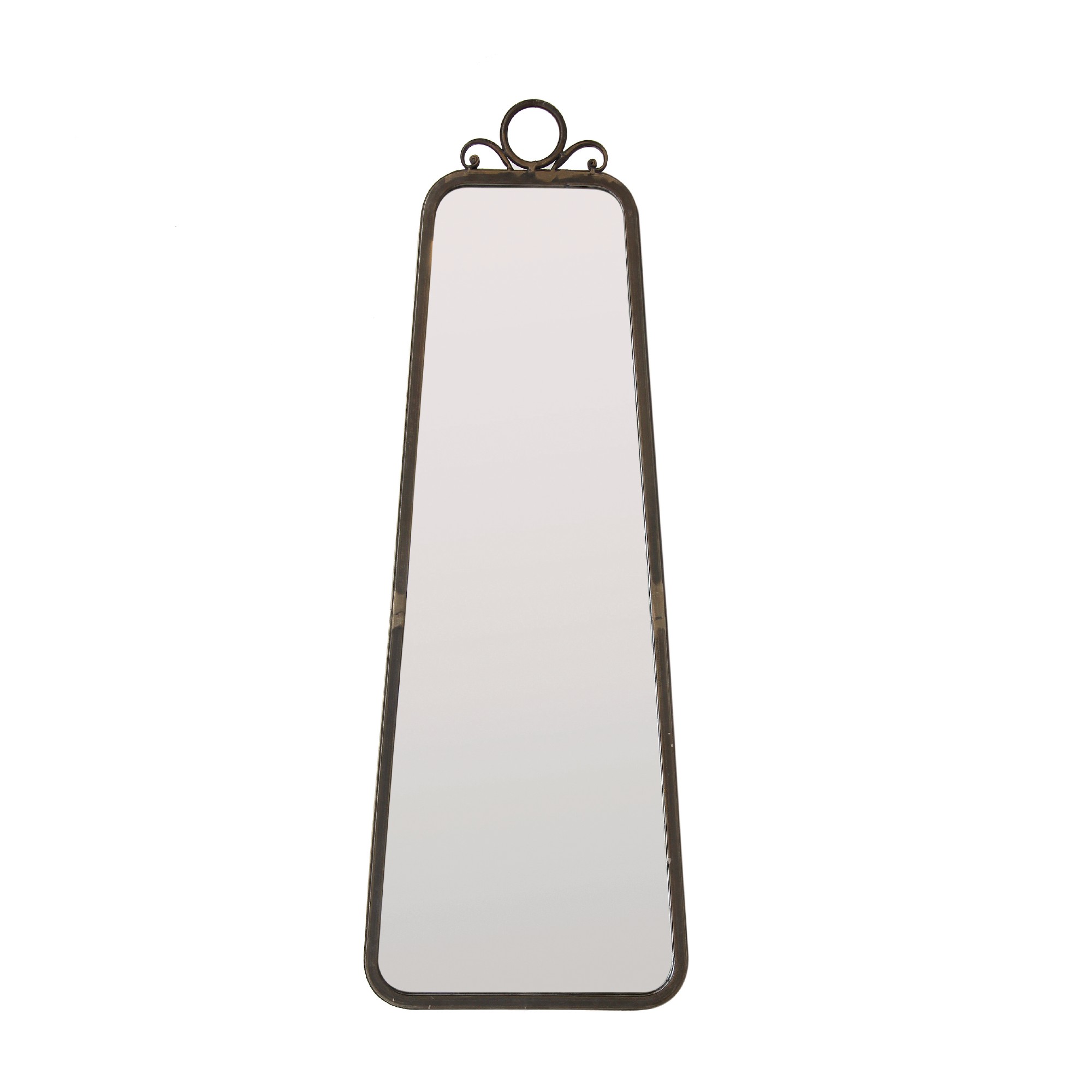 Metallspiegel 'Pinot', antik bronze, B 30,5 cm, H 86 cm, T 3 cm