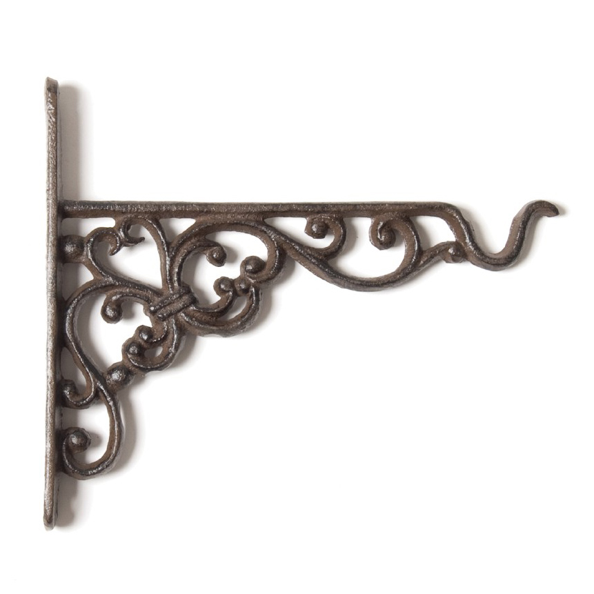 Wandhaken 'Antik', aus Gusseisen, L 20 cm, B 2 cm, H 17 cm