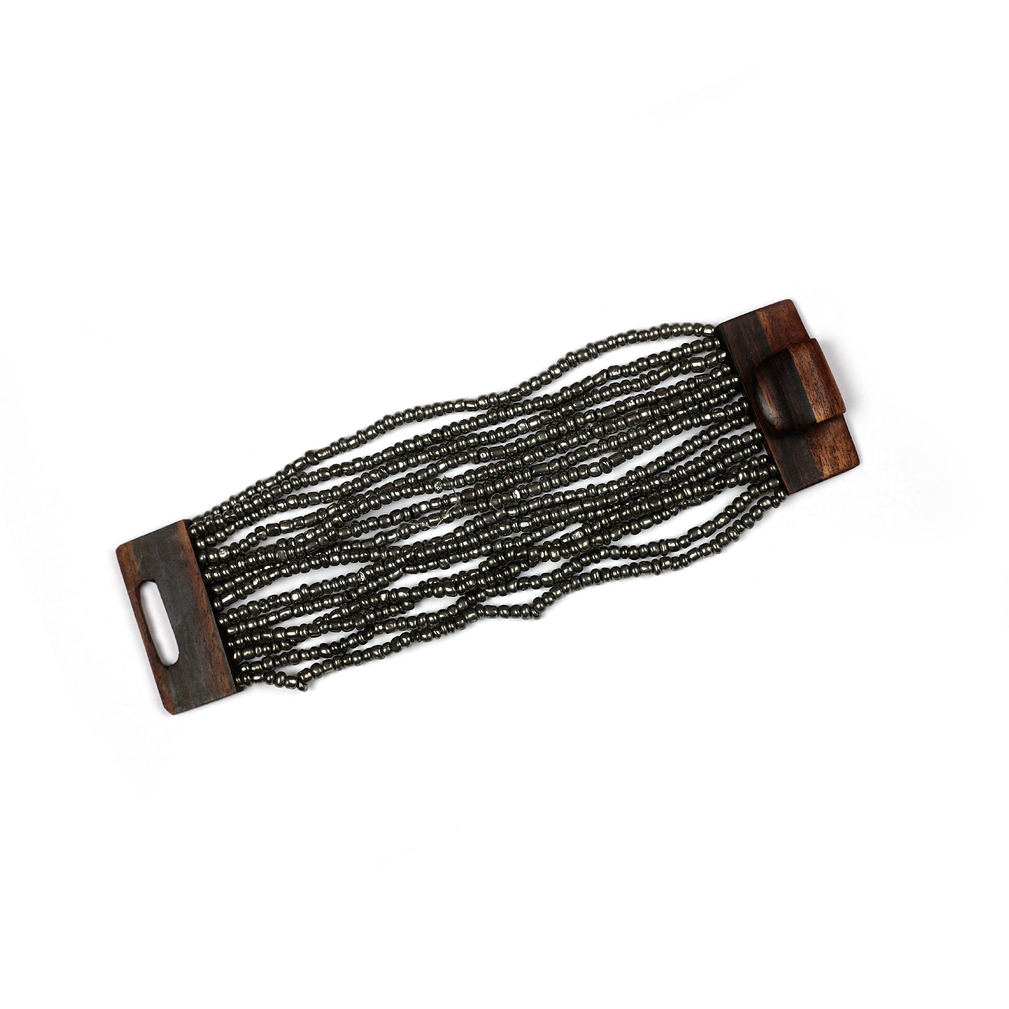 Armband 'Sangket' mit silbernen Perlen, L 9 cm, B 4 cm, H 2 cm