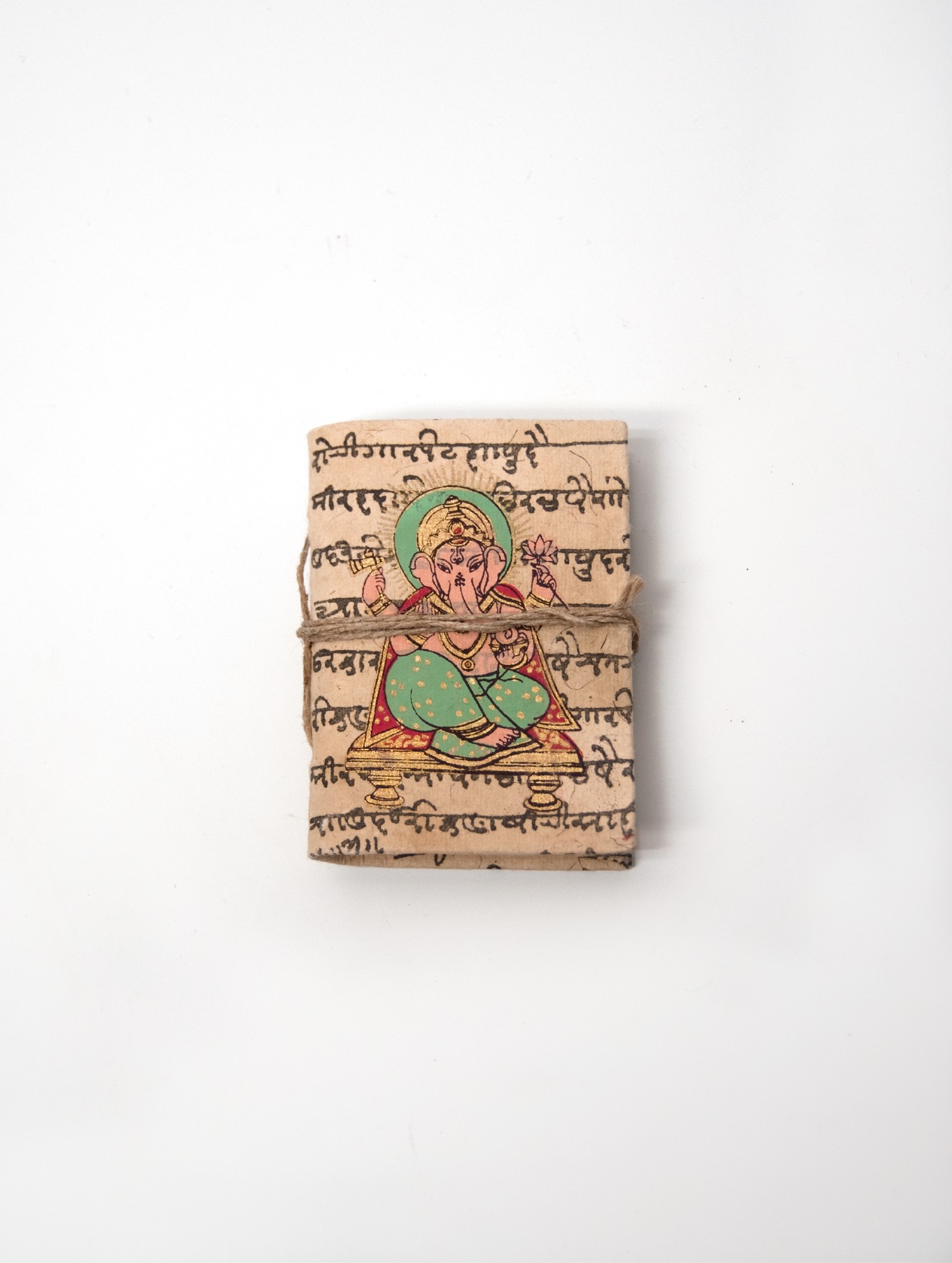 Kleines Notizbuch 'Rani Ki', B 5,5 cm, H 7 cm