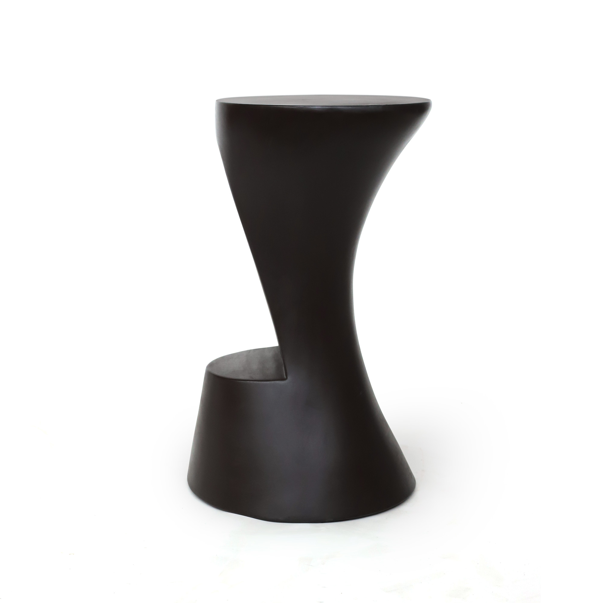 Barhocker 'Tubbs' schwarz, Ø 41 cm, H 68 cm