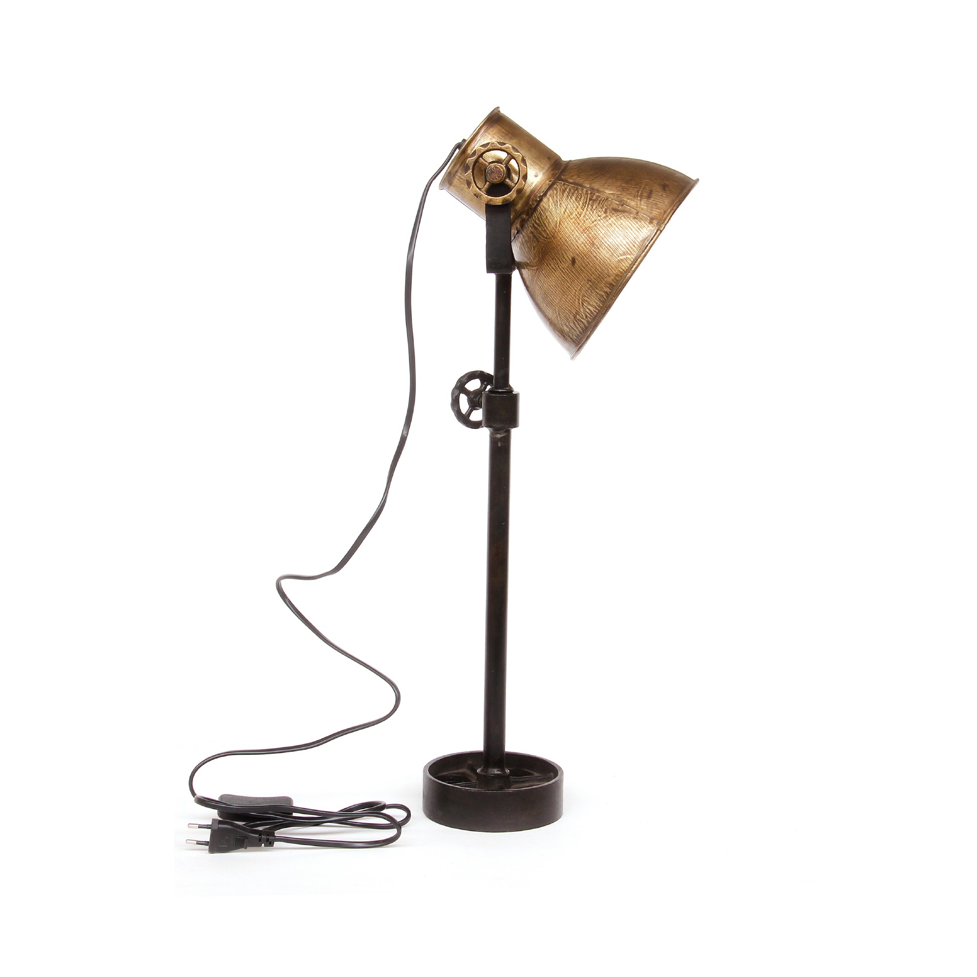 Stehleuchte 'Laurel', kupfer, schwarz, T 18 cm, B 20 cm, H 72 cm