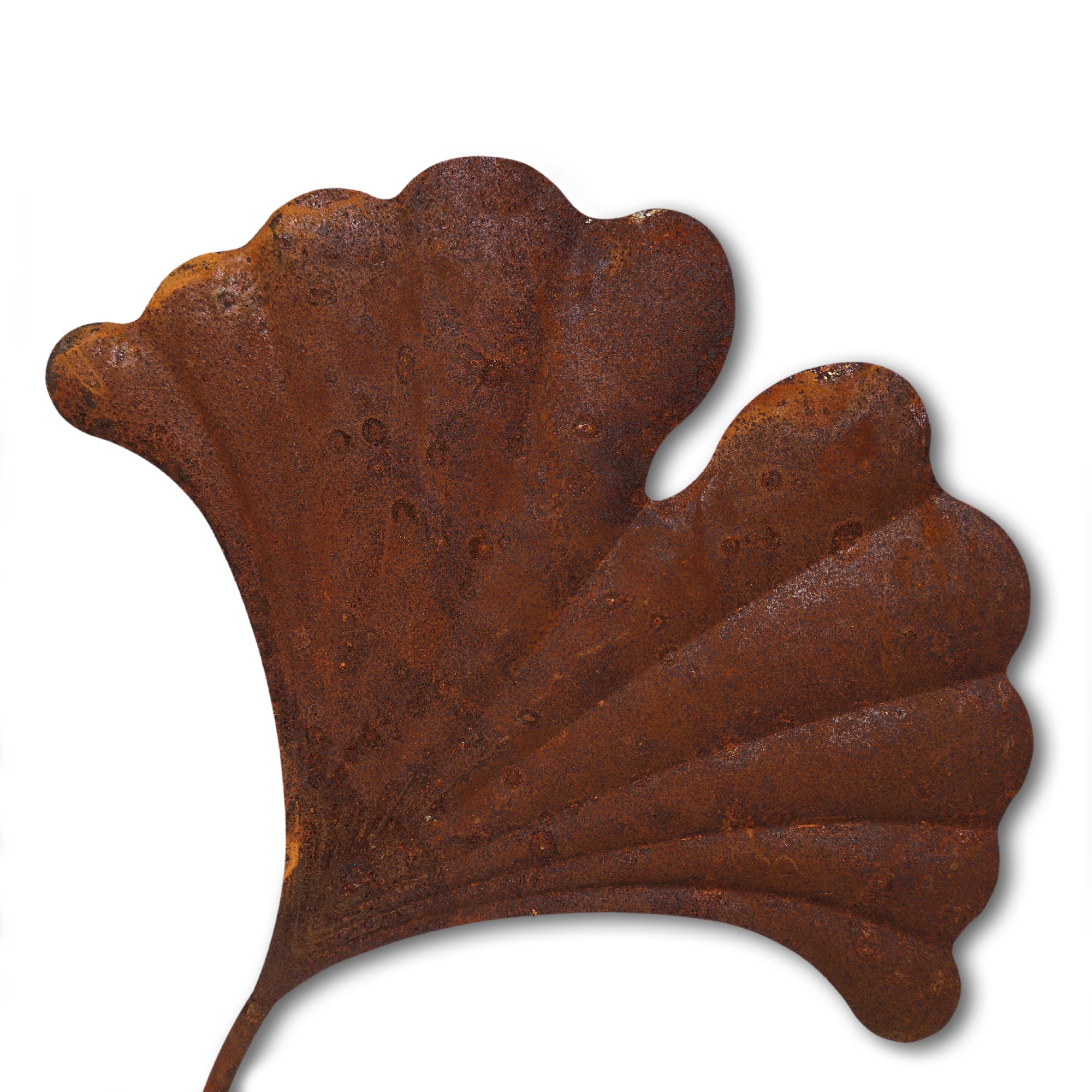 Gartenstecker 'Gingko', T 0,5 cm, B 29 cm, H 105 cm