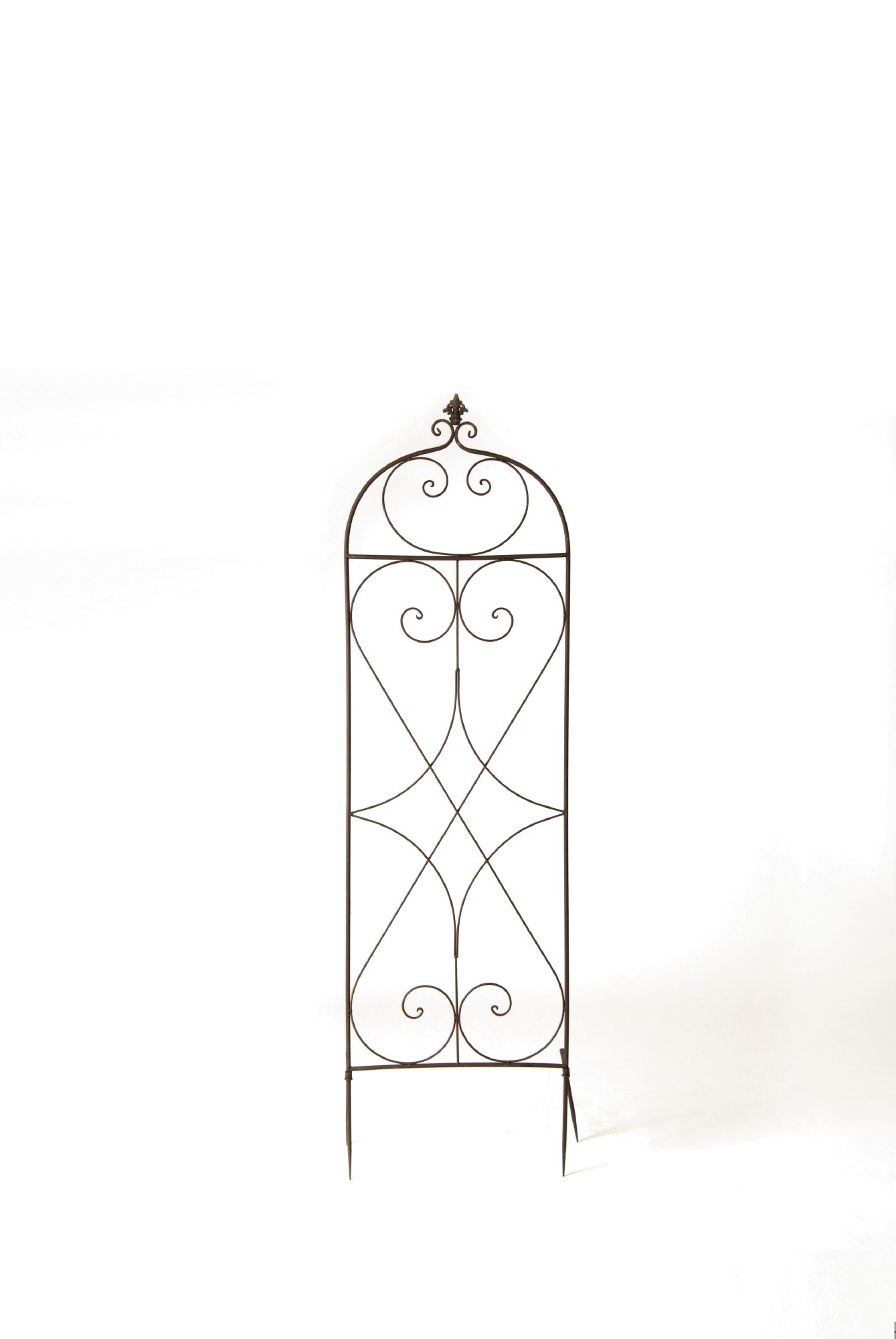 Rankgitter 'Rombus', vintage braun, T 18 cm, B 50 cm, H 176 cm