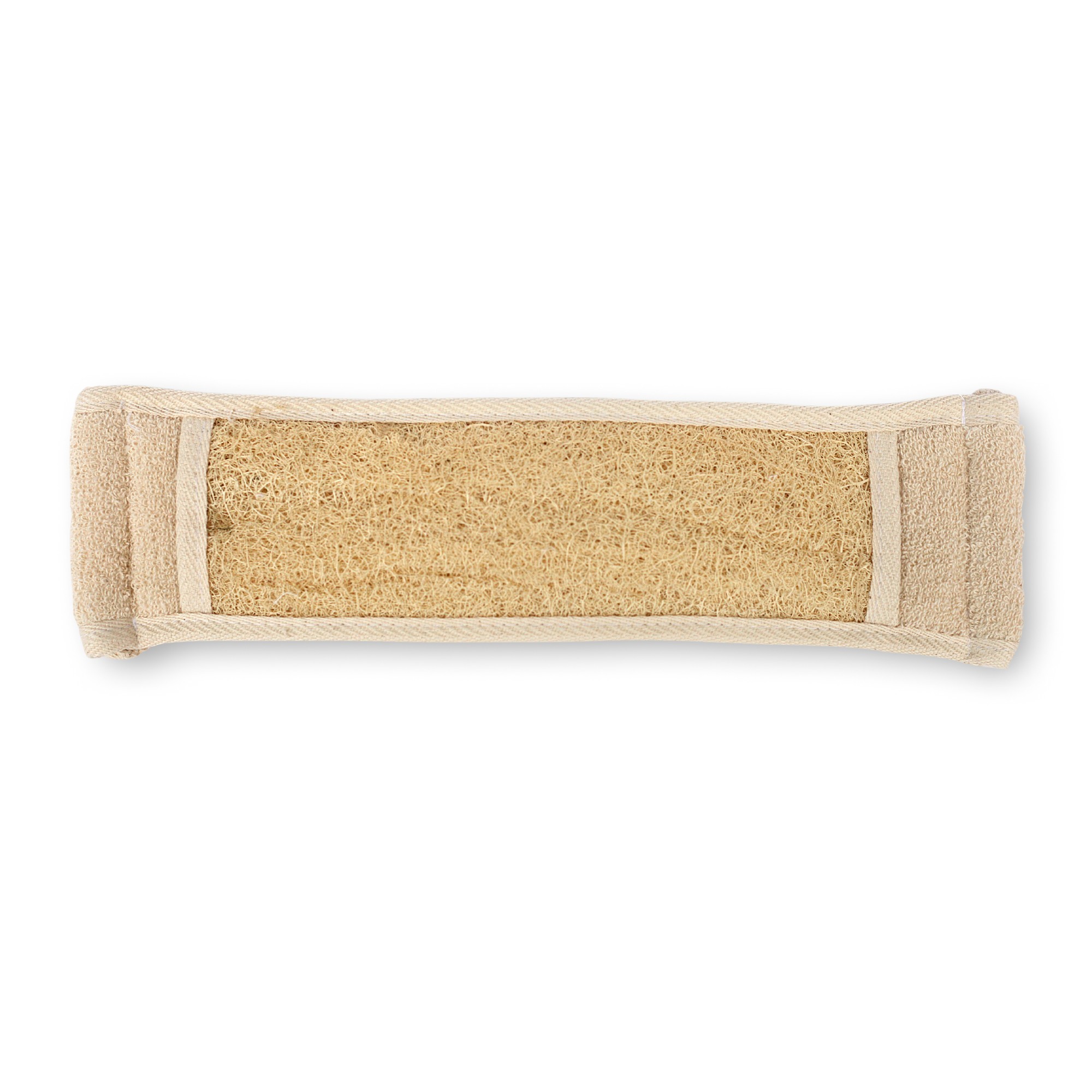 Luffa-Massagegürtel, natur, T 38 cm, B 10 cm