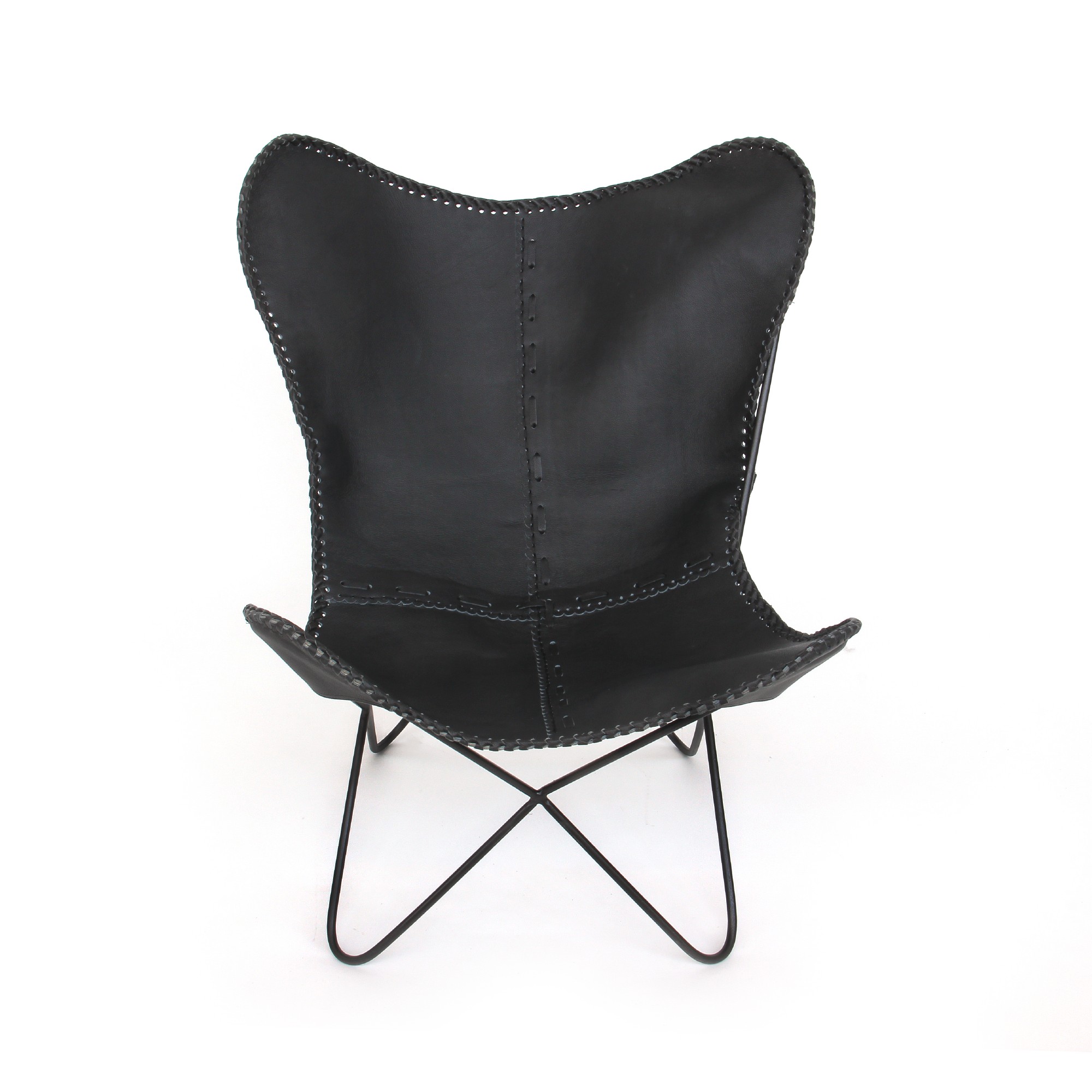 Lounger 'John', schwarz, T 72 cm, B 74 cm, H 94 cm
