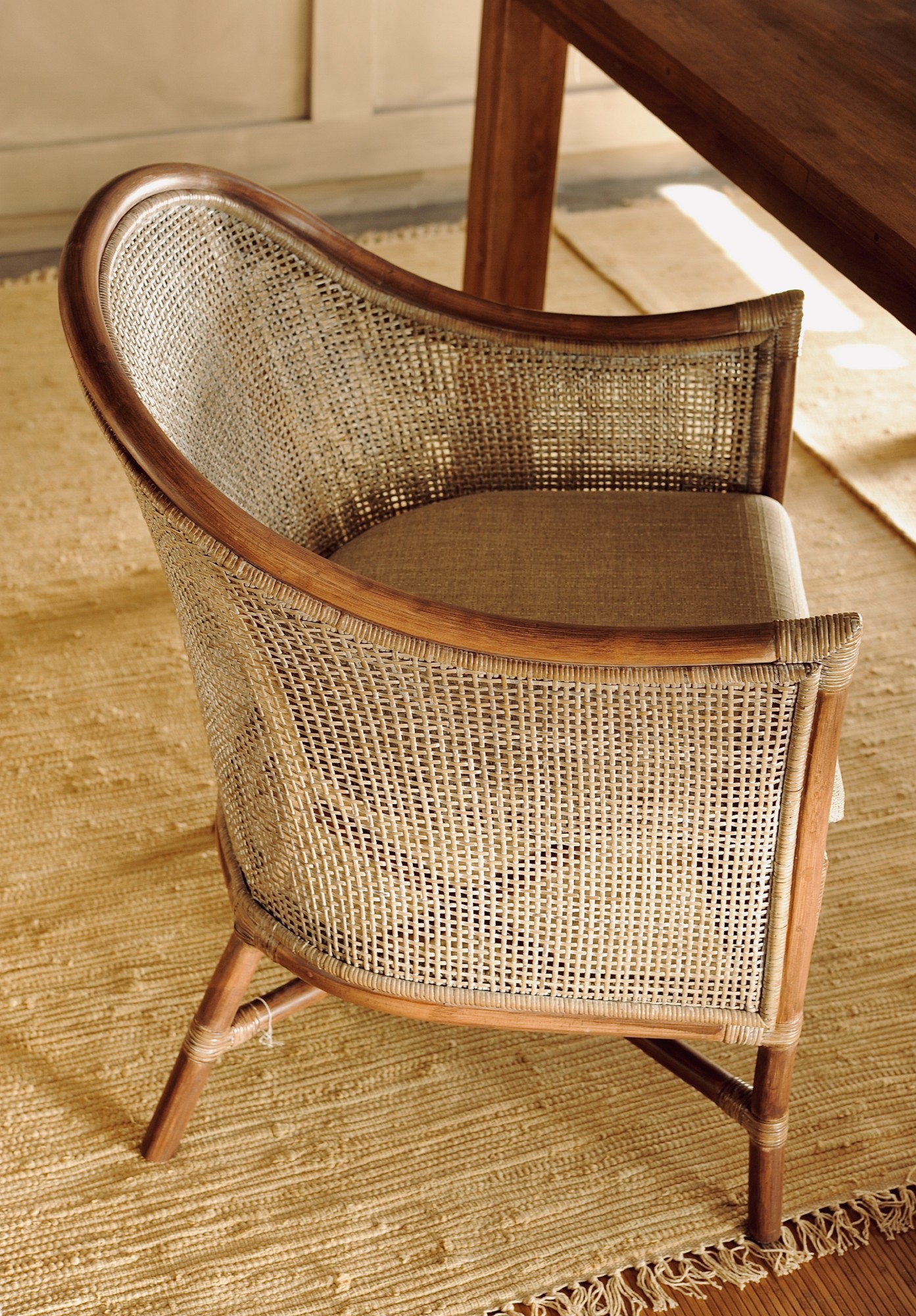 Armsessel 'Sneeg', Rattan, B 58 cm, H 76 cm, L 62 cm