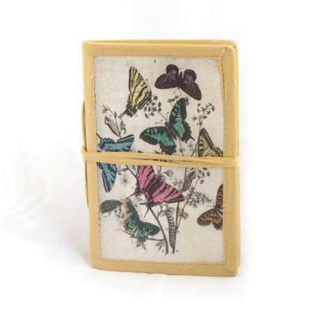 Notizbuch 'Homa' aus handgeschöpftem Papier, B 10 cm, H 15 cm