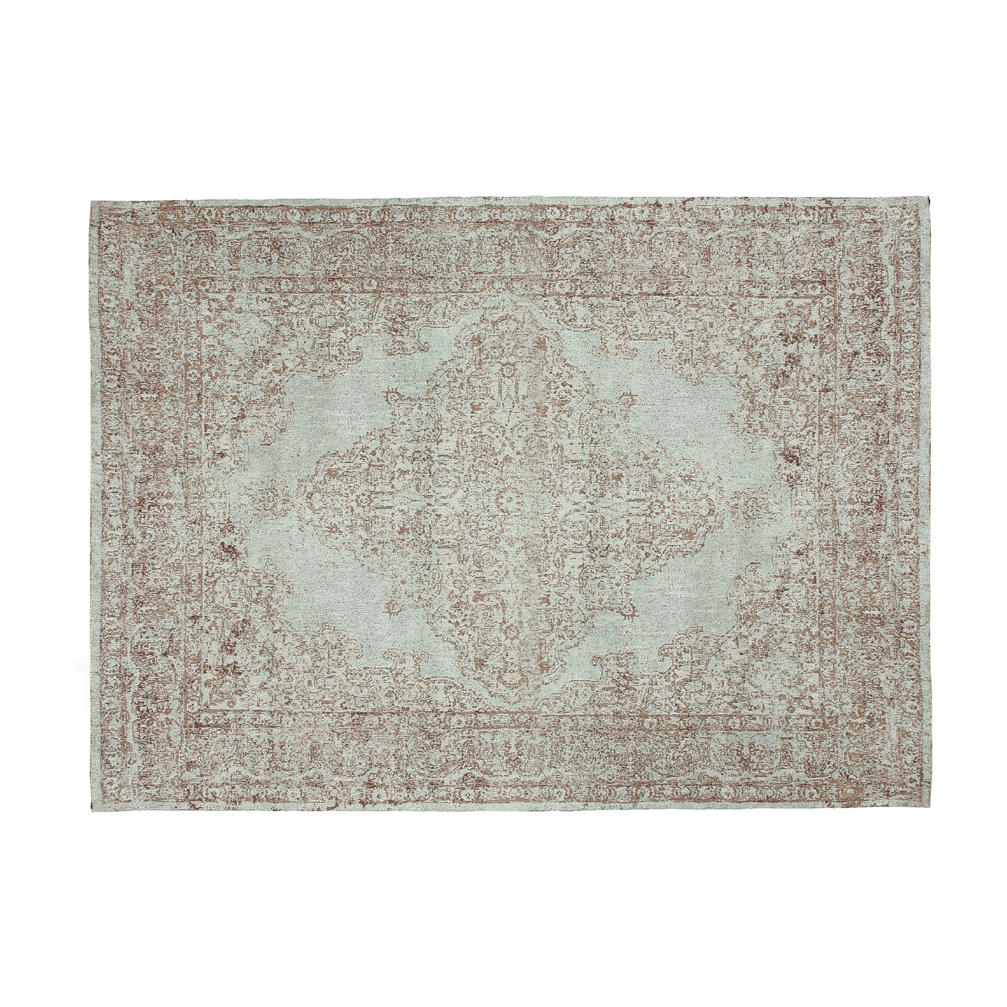 Teppich 'Asha', hellblau, T 140 cm, B 200 cm