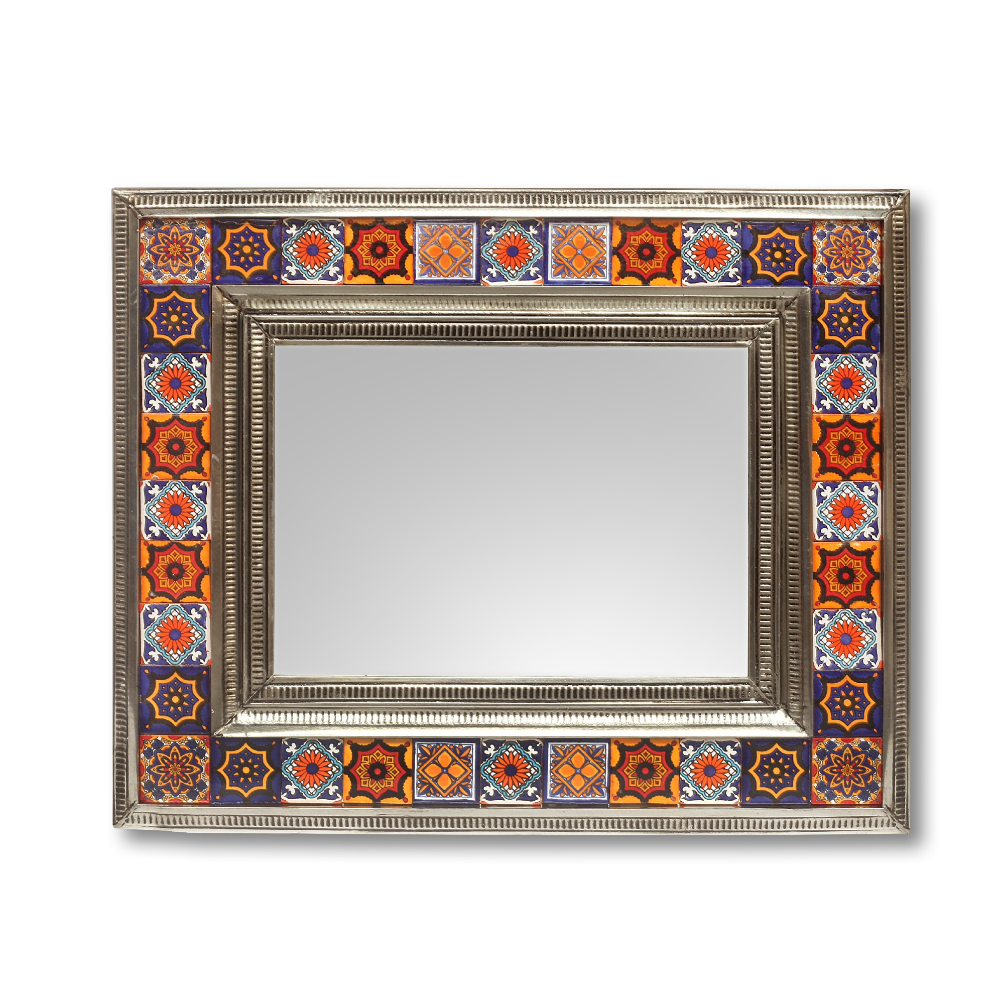 Wandspiegel 'Chico', multicolor, B 51 cm, H 62 cm, T 2,5 cm