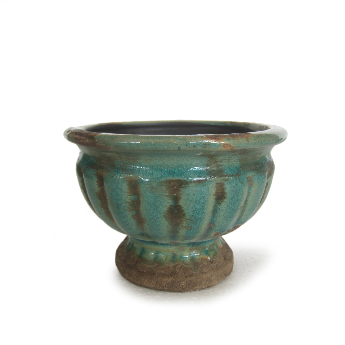 Pflanztopf "Privas M", grün, Ø 18 cm, H 12 cm