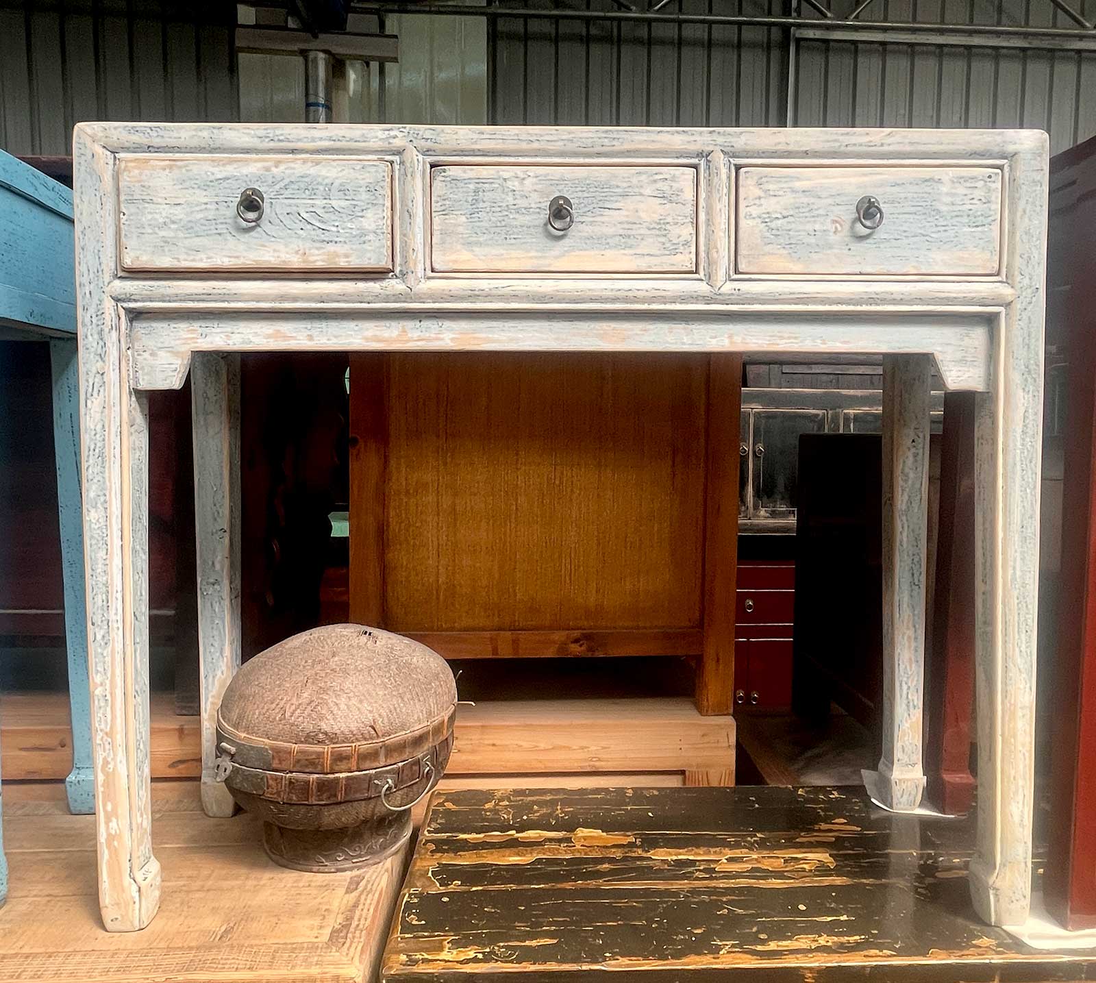 Einzelstück chinesische Anrichte, B 100 cm, T 30 cm, H 85 cm