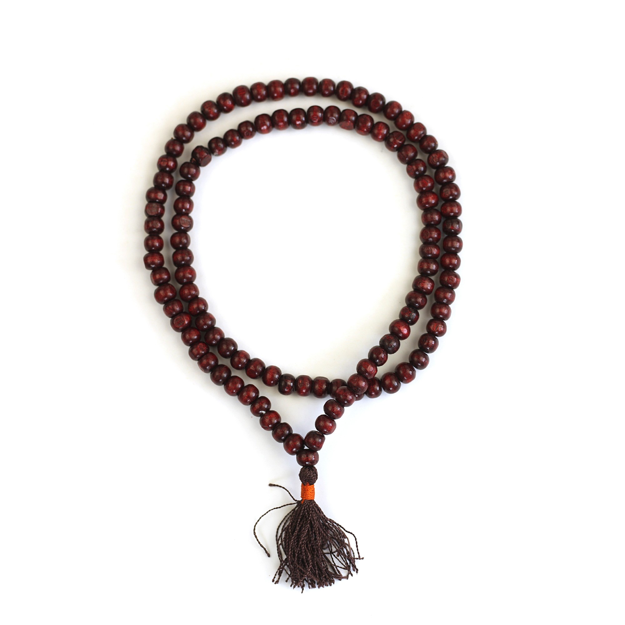Mala Gebetskette Holz, dunkelbraun, L 74 cm, B 0,8 cm