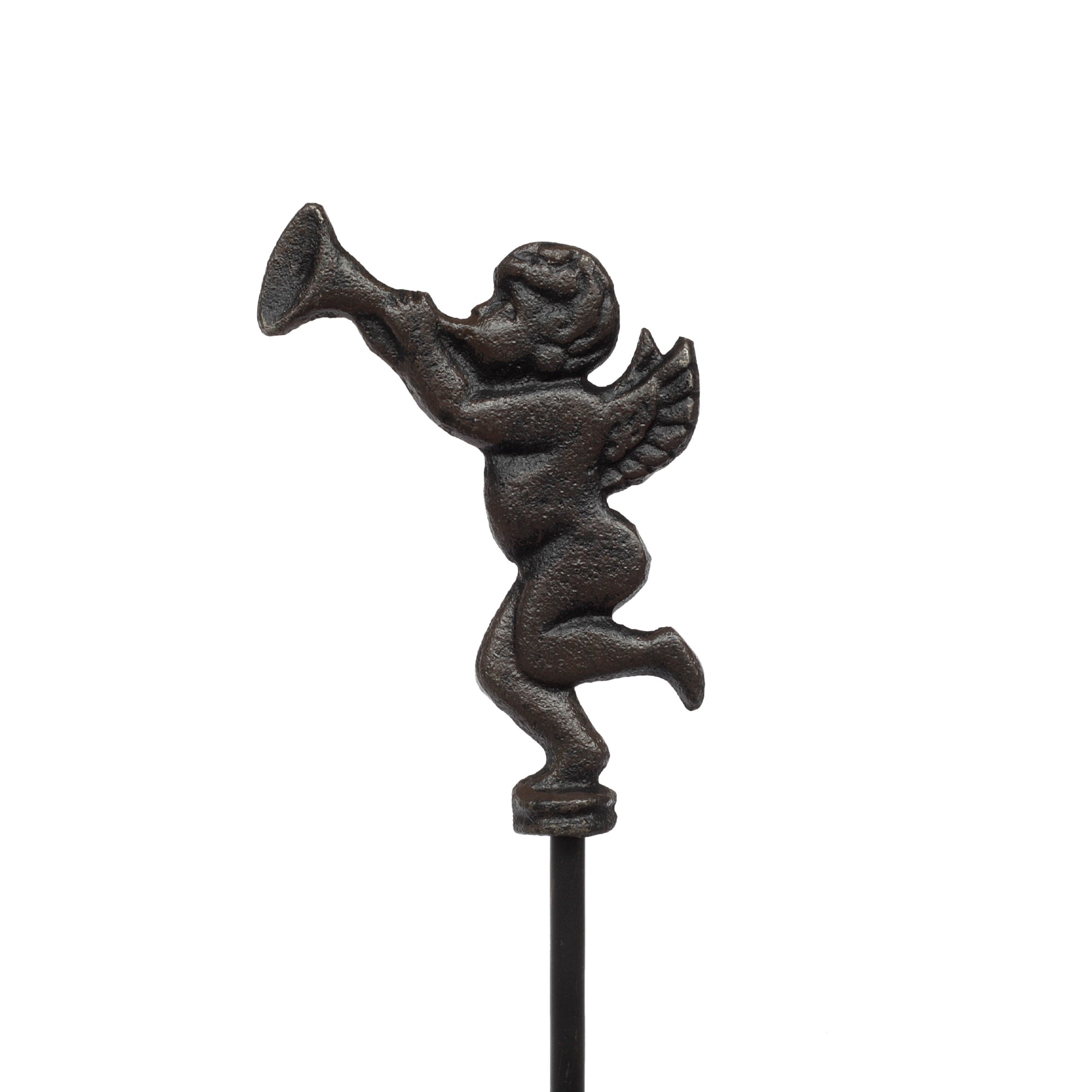 Gartenstecker 'Engel' aus Gusseisen, B 9 cm, H 112 cm, T 1 cm