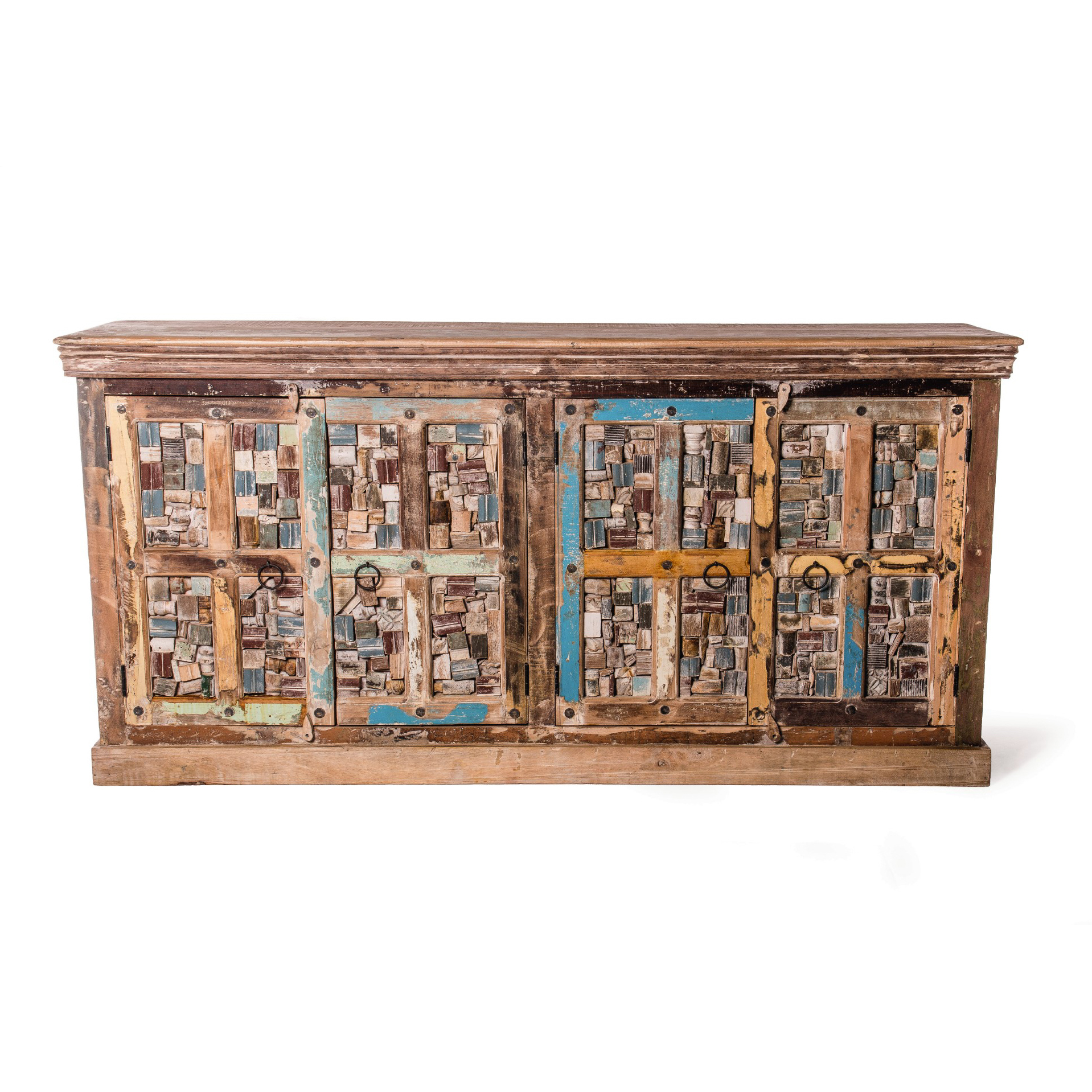 Sideboard 'Jolipur', aus Mangoholz, B 191 cm, H 94 cm, L 42 cm
