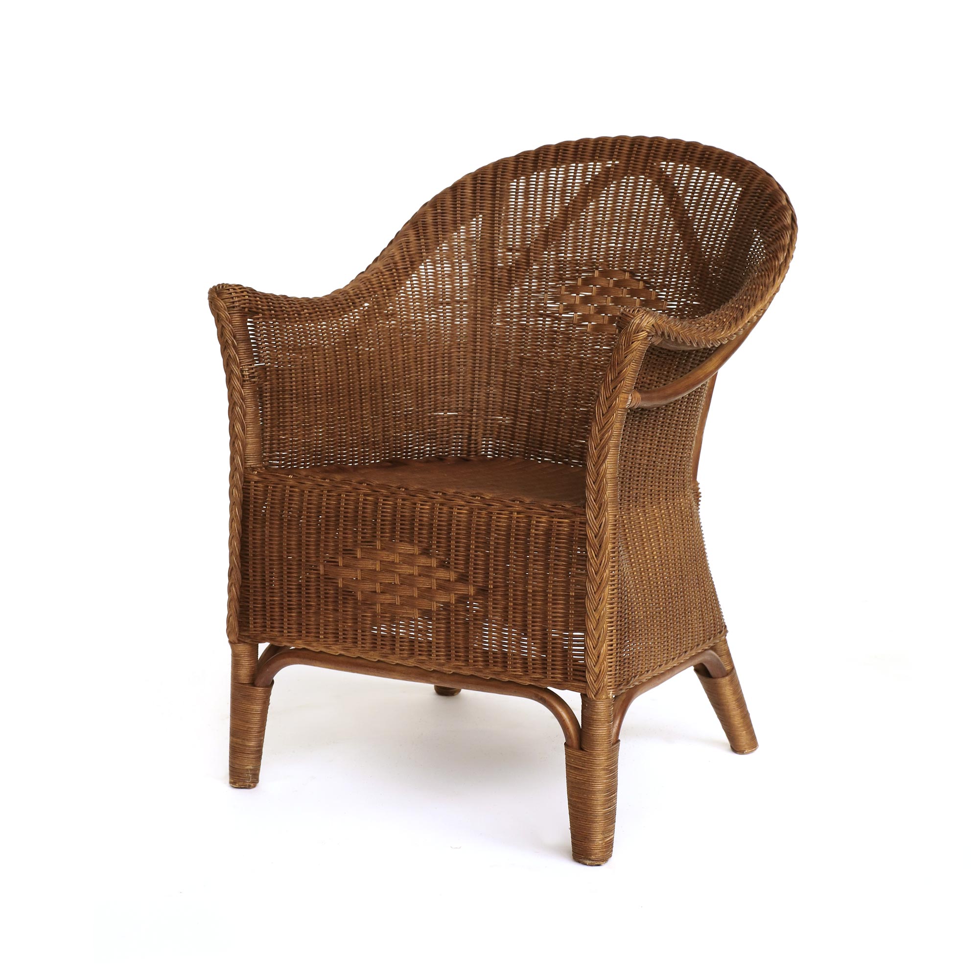 Armsessel 'Membly', Rattan, B 60 cm, H 85 cm, L 62 cm