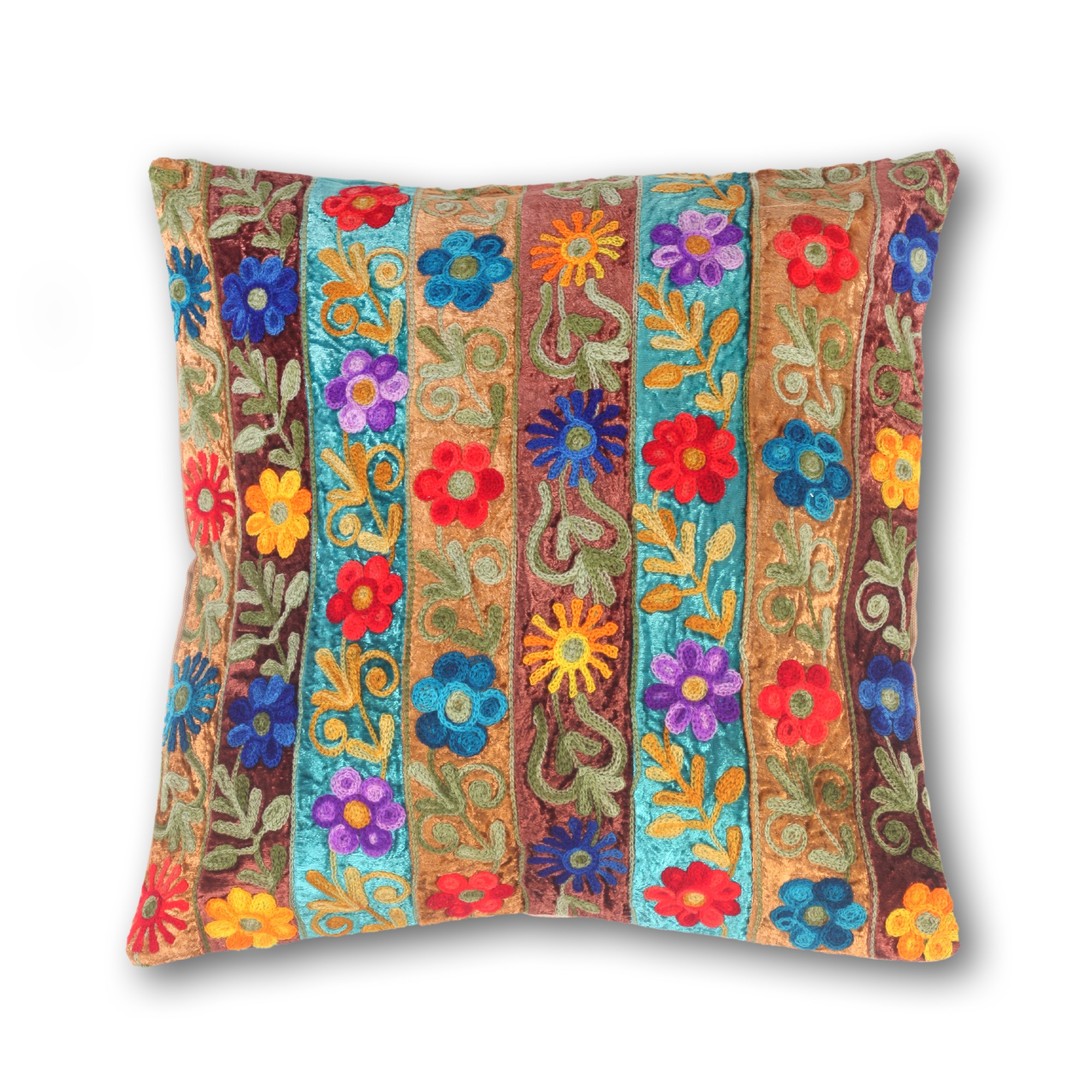 Kissenhülle 'Flower-Bar', multicolor, L 40 cm, B 40 cm