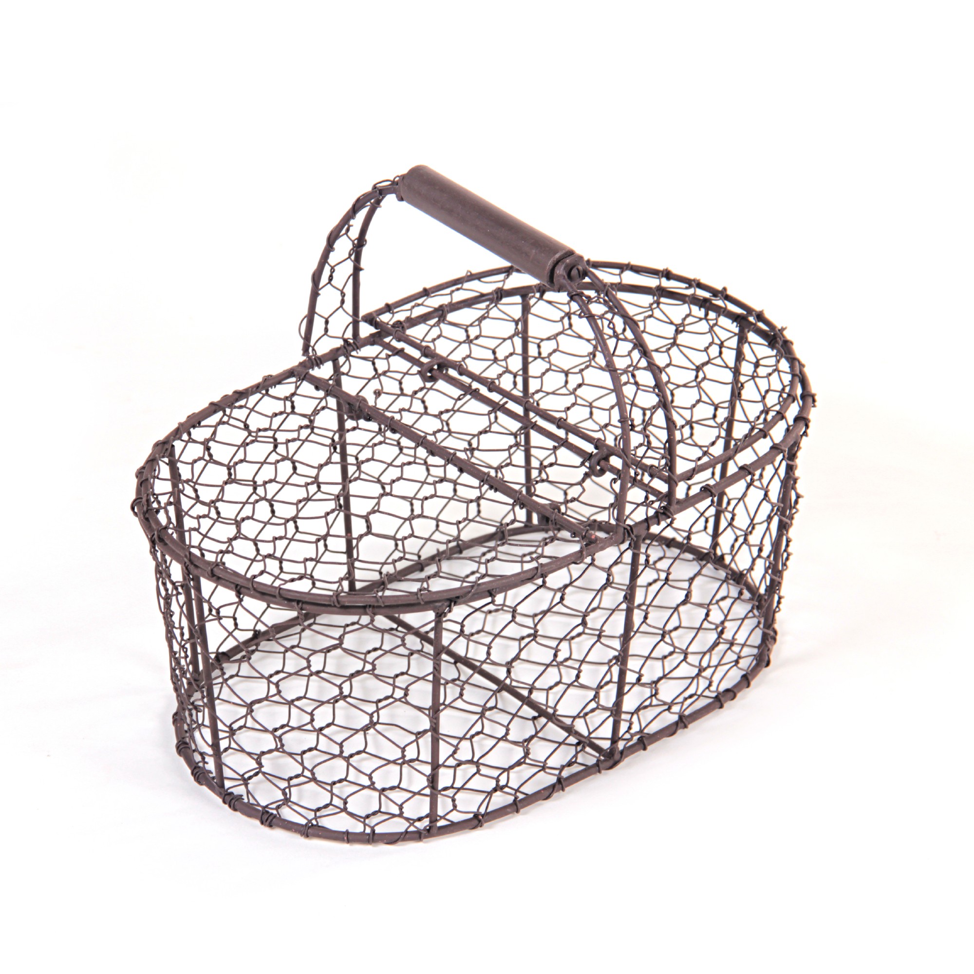 Drahtkorb, L 20 cm, B 30 cm, H 20 cm