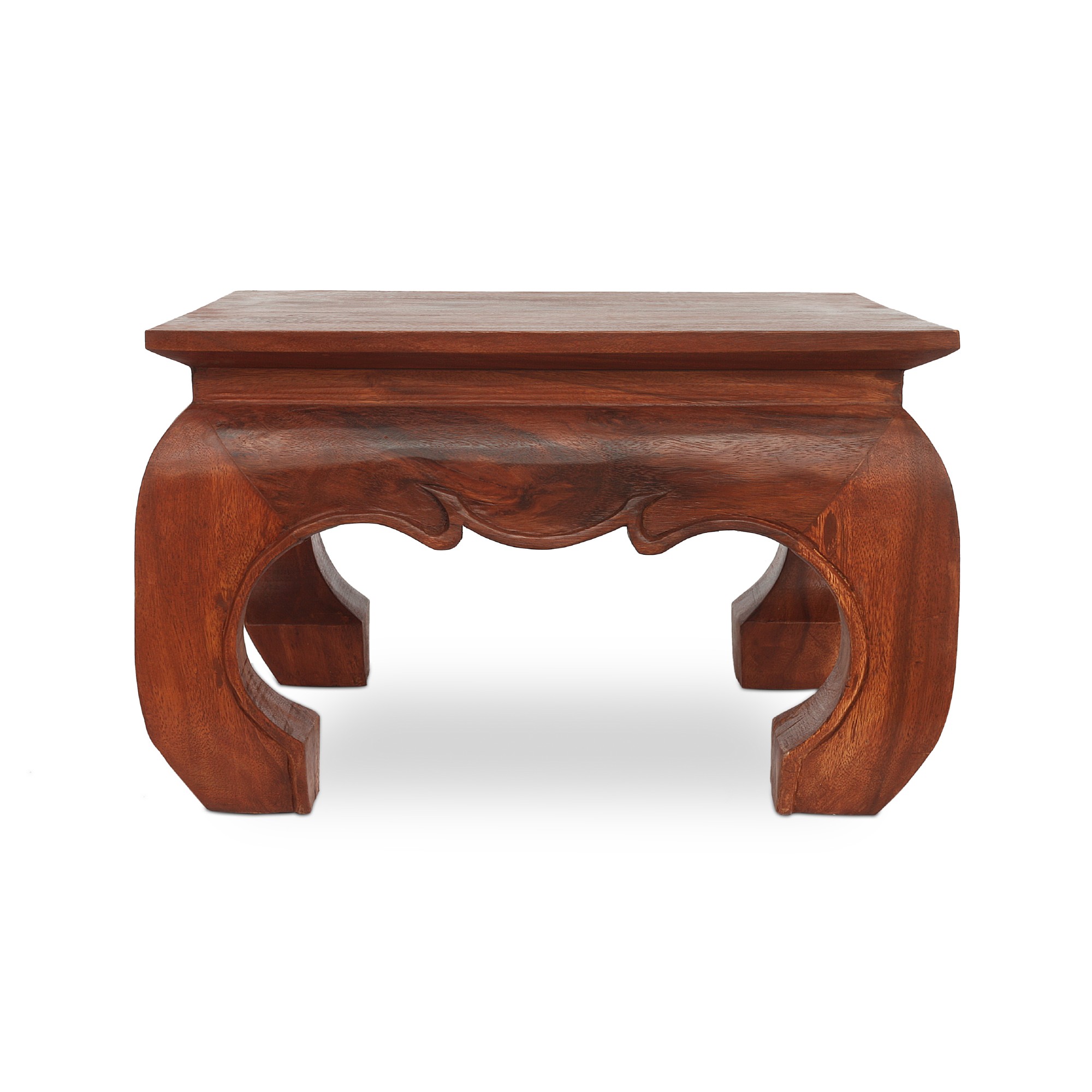 Opiumtisch, natur, T 50 cm, B 50 cm, H 41 cm