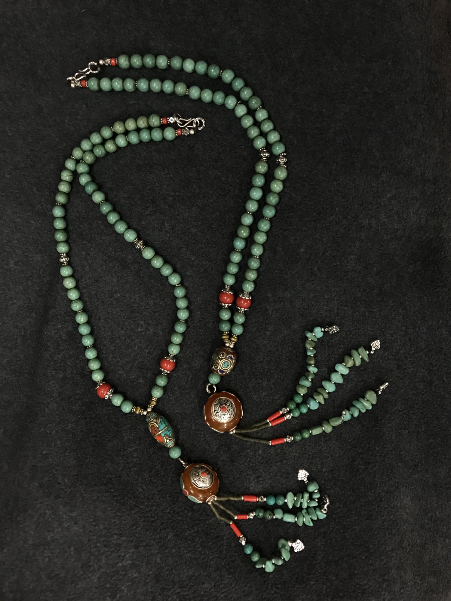 Türkis-Collier, L 45 cm