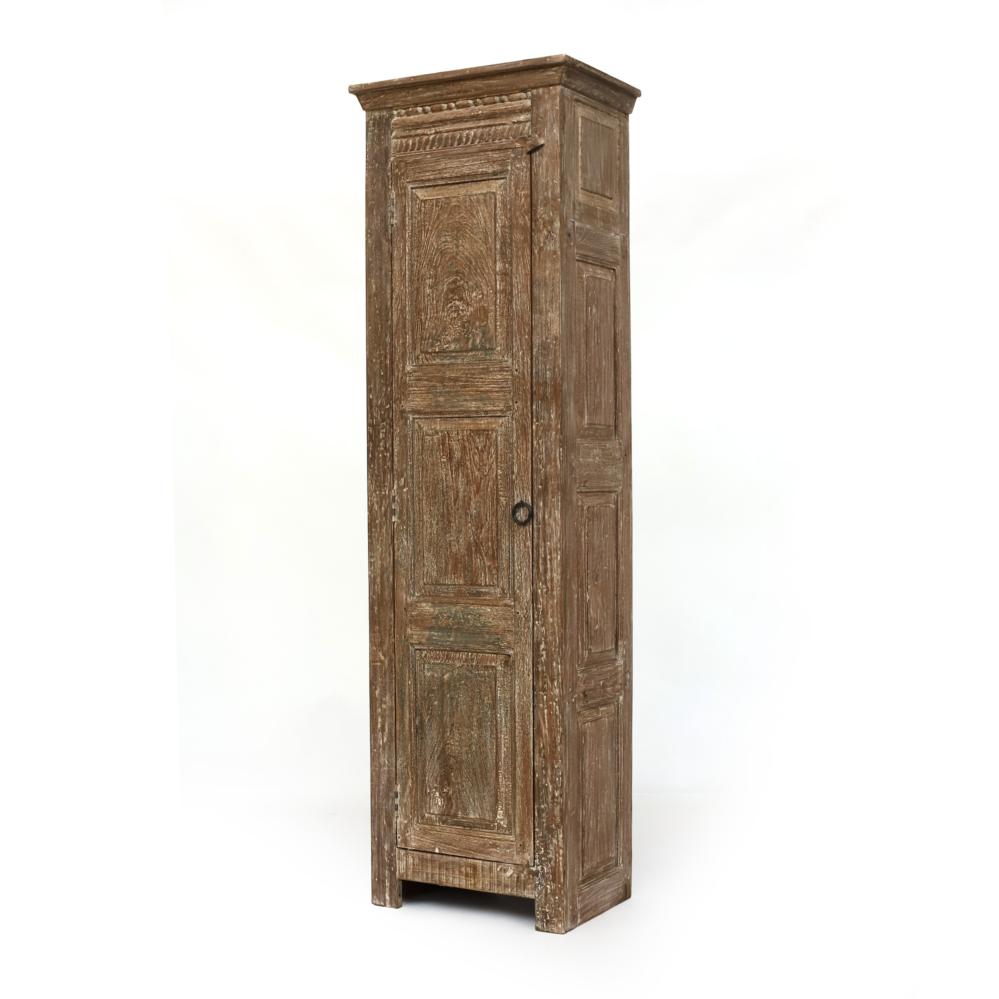 Schrank 'Almirah' aus Teak, Einzelstücke, H 203-225 cm, B 62 cm, L 41 cm