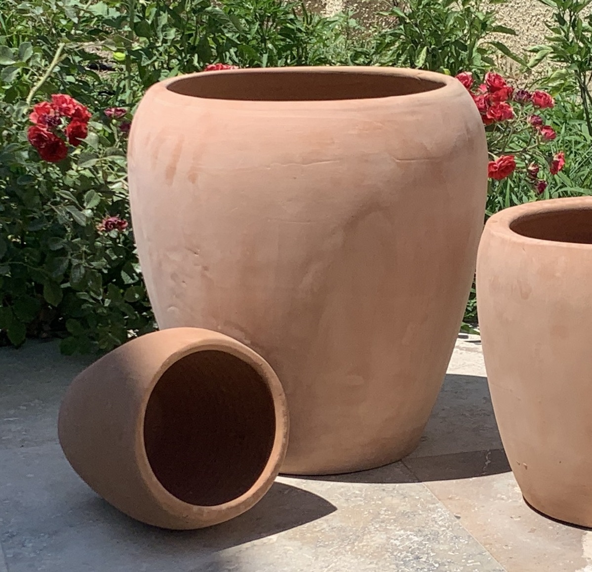 Pflanzkübel, Terrakotta, Ø 37 cm, H 35 cm