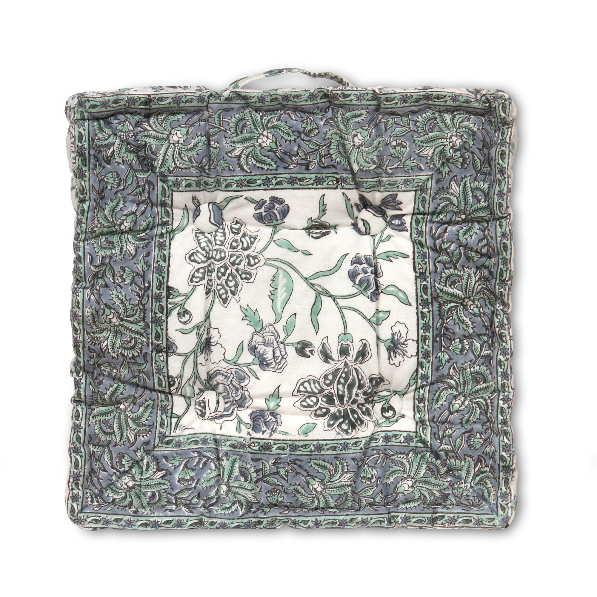 Sitzkissen 'Lilee', T 40 cm, B 40 cm, H 8 cm