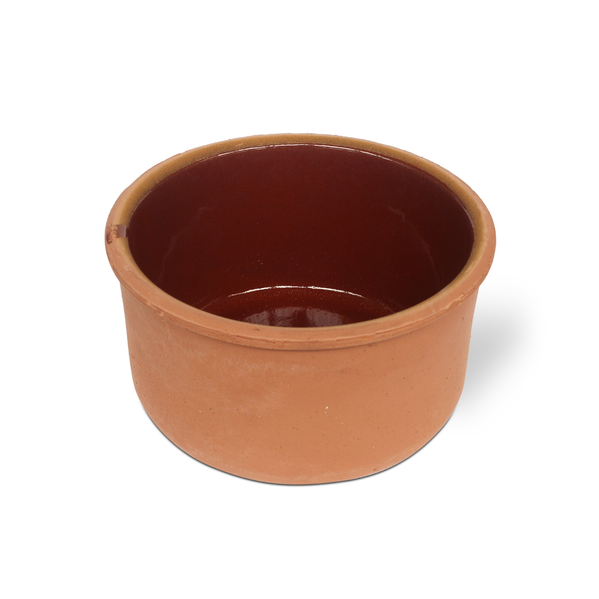 Auflaufform Terrakotta, rotbraun, Ø 16 cm, H 11 cm