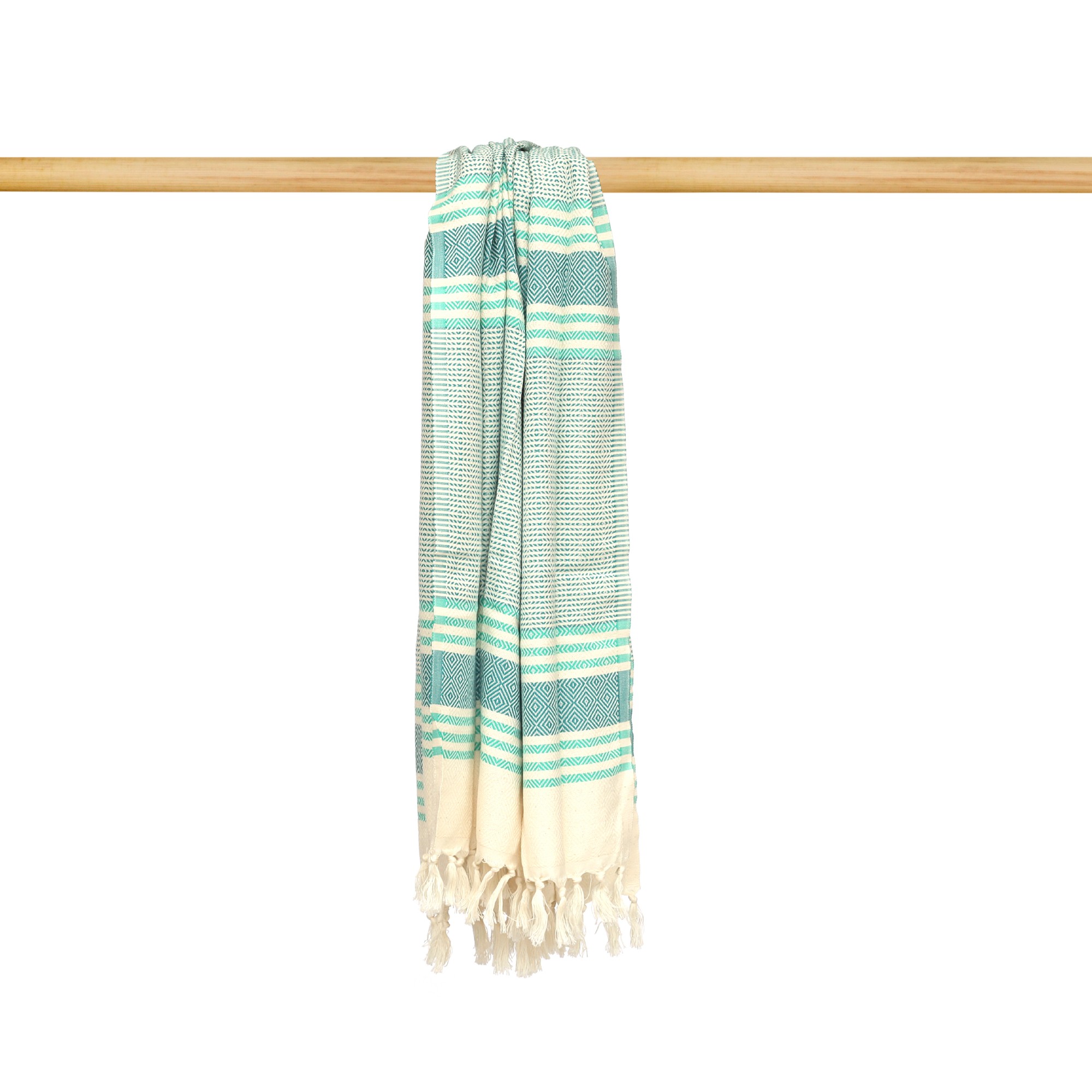 Hamamtuch 'Karaca Diamond', mint, L 175 cm, B 95 cm
