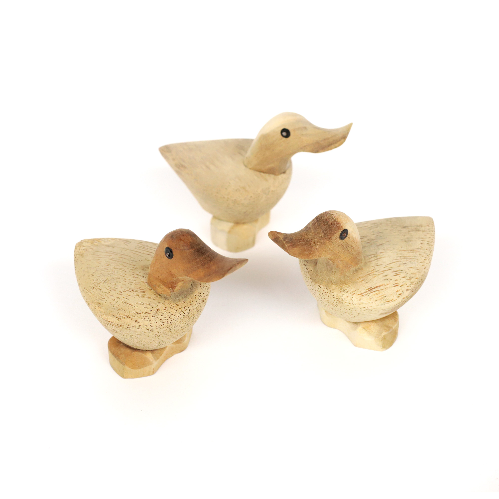 Ente 'Kecil' aus Bambus, natur, H 10 cm, B 7 cm, L 10 cm