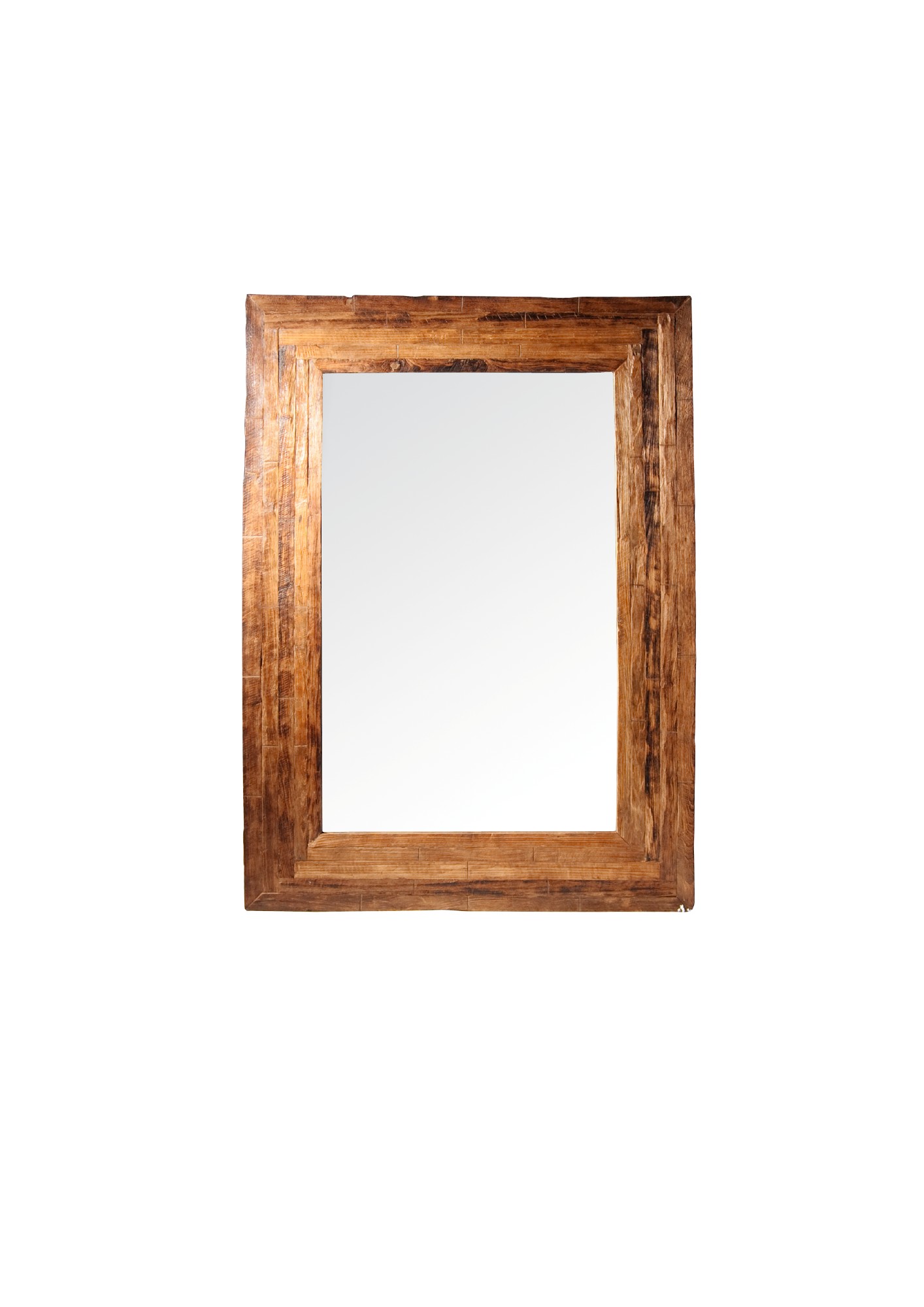 Spiegel Leimholzoptik, natur, T 3 cm, B 110 cm, H 160 cm