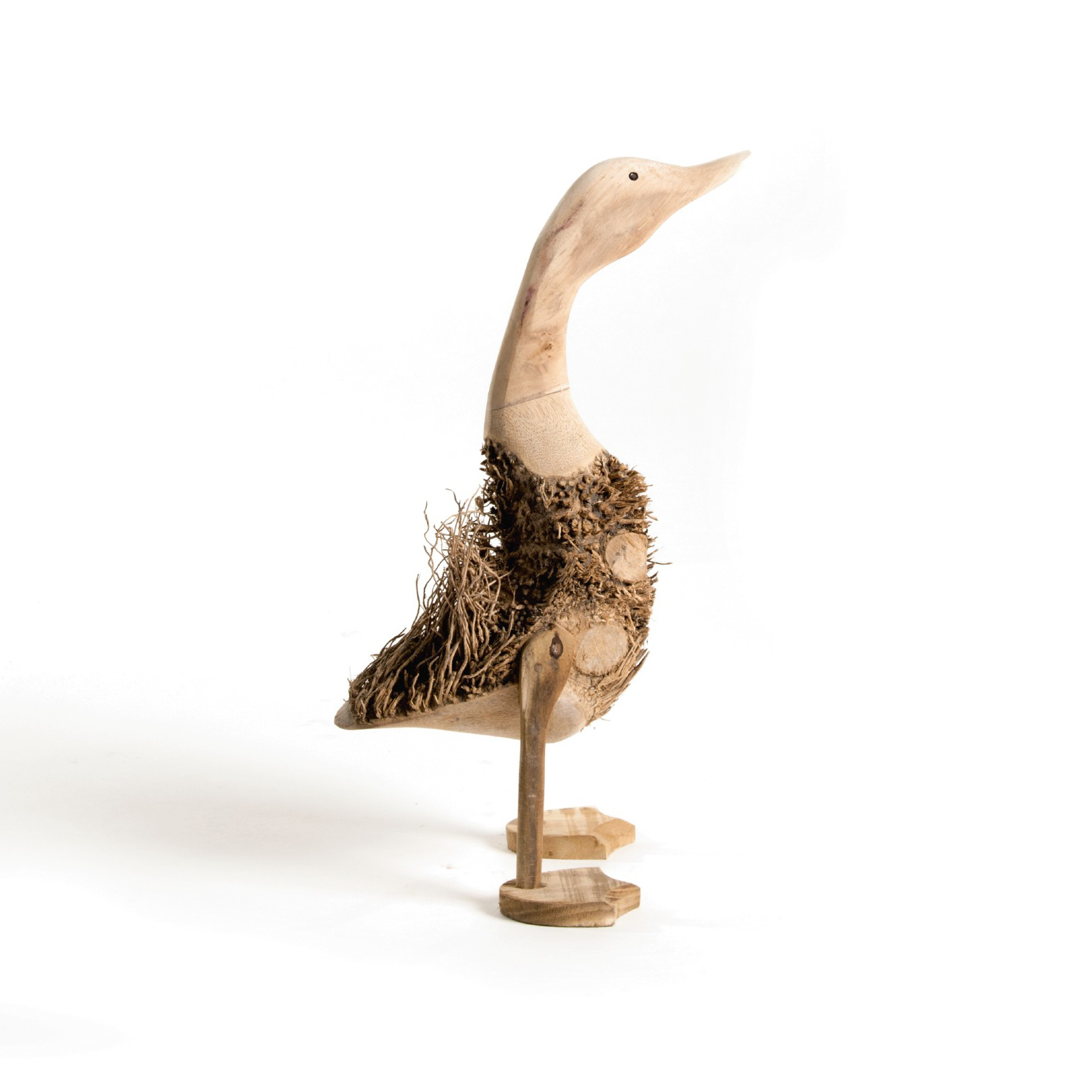 Ente 'Bulu' aus Wurzelholz, groß, H ca. 55-60 cm