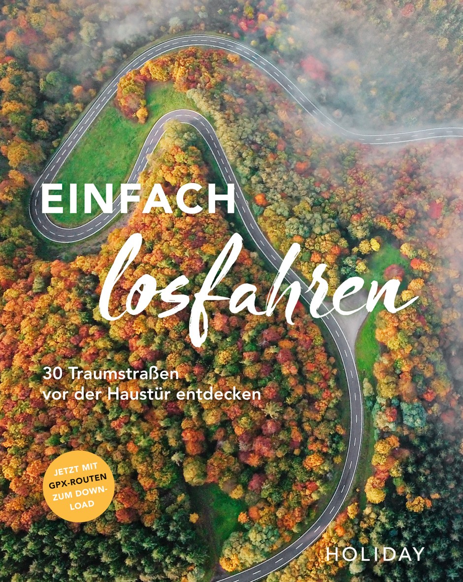 Buch 'Einfach losfahren', 30 Traumstraßen vor der Haustür entdecken