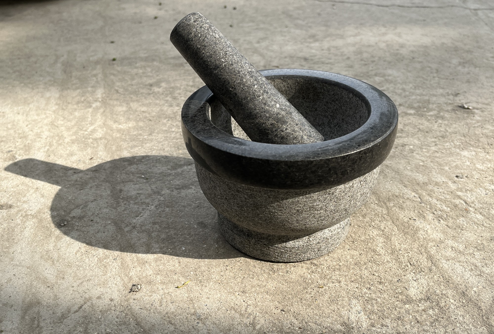 Mörser 'Tundra', aus Granit, Ø 15 cm, H 10 cm