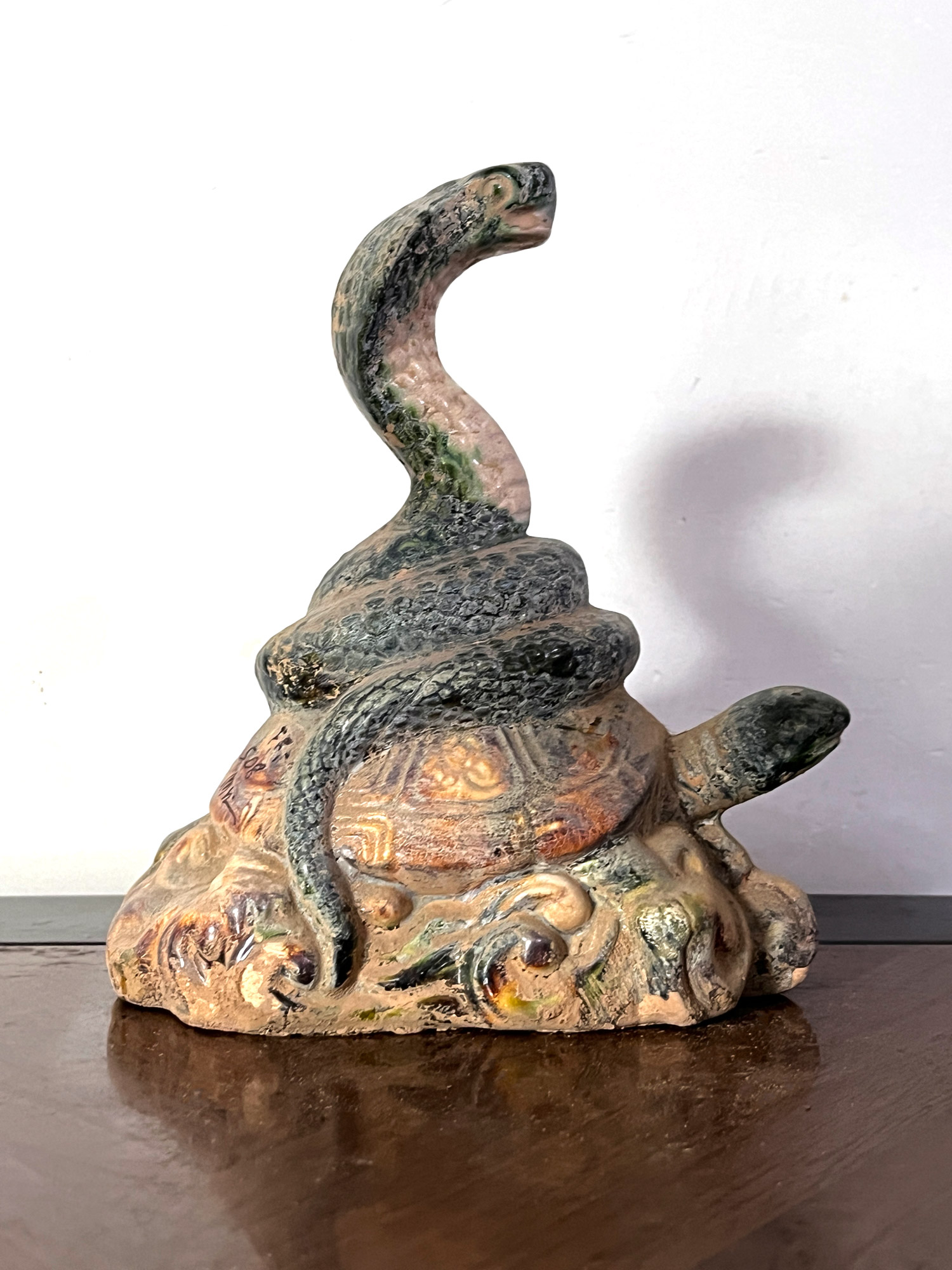 Keramikfigur 'God of the northern sky', multicolor, B 17 cm, L 12 cm, H 19 cm