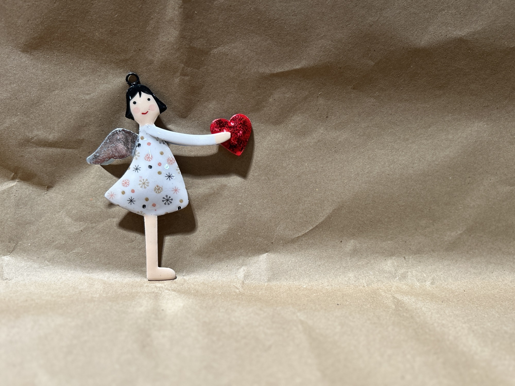 Emailleanhänger 'Engel', multicolor, H 17 cm, B 12 cm, L 1,5 cm