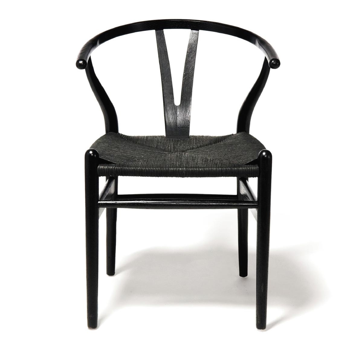 Stuhl 'Ménerbes' schwarz, H 78 cm, B 56 cm, T 50 cm