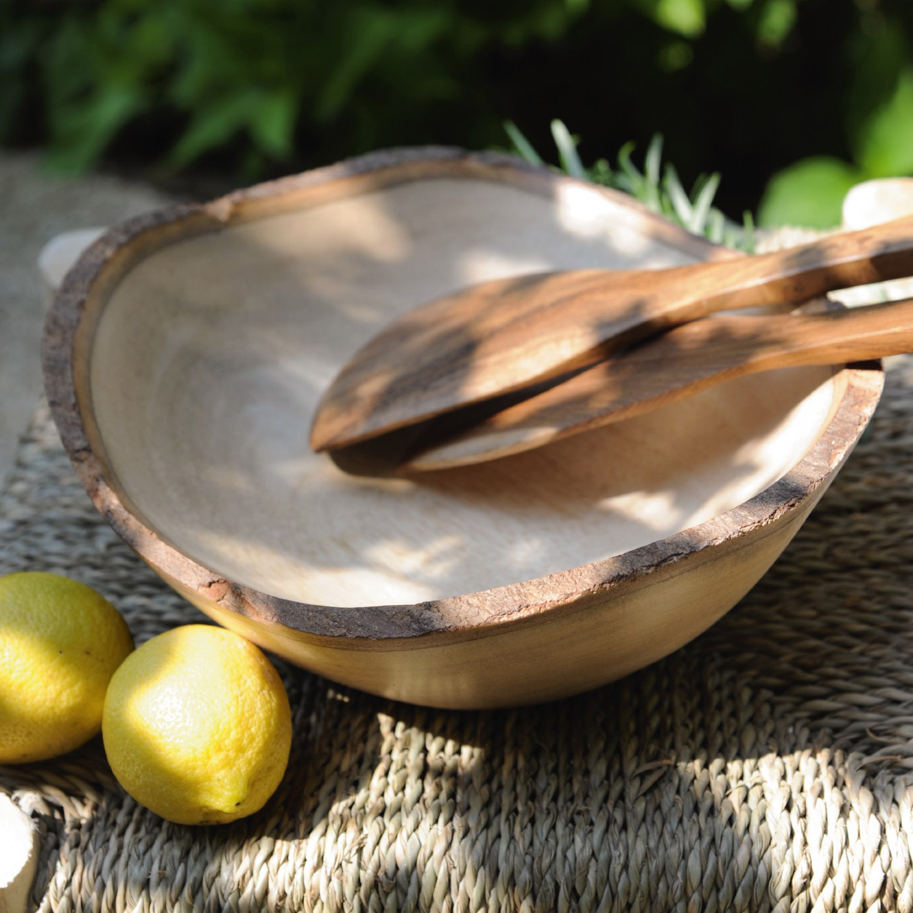 Schale mit Rinde, natur, Ø 23 cm, H 8 cm