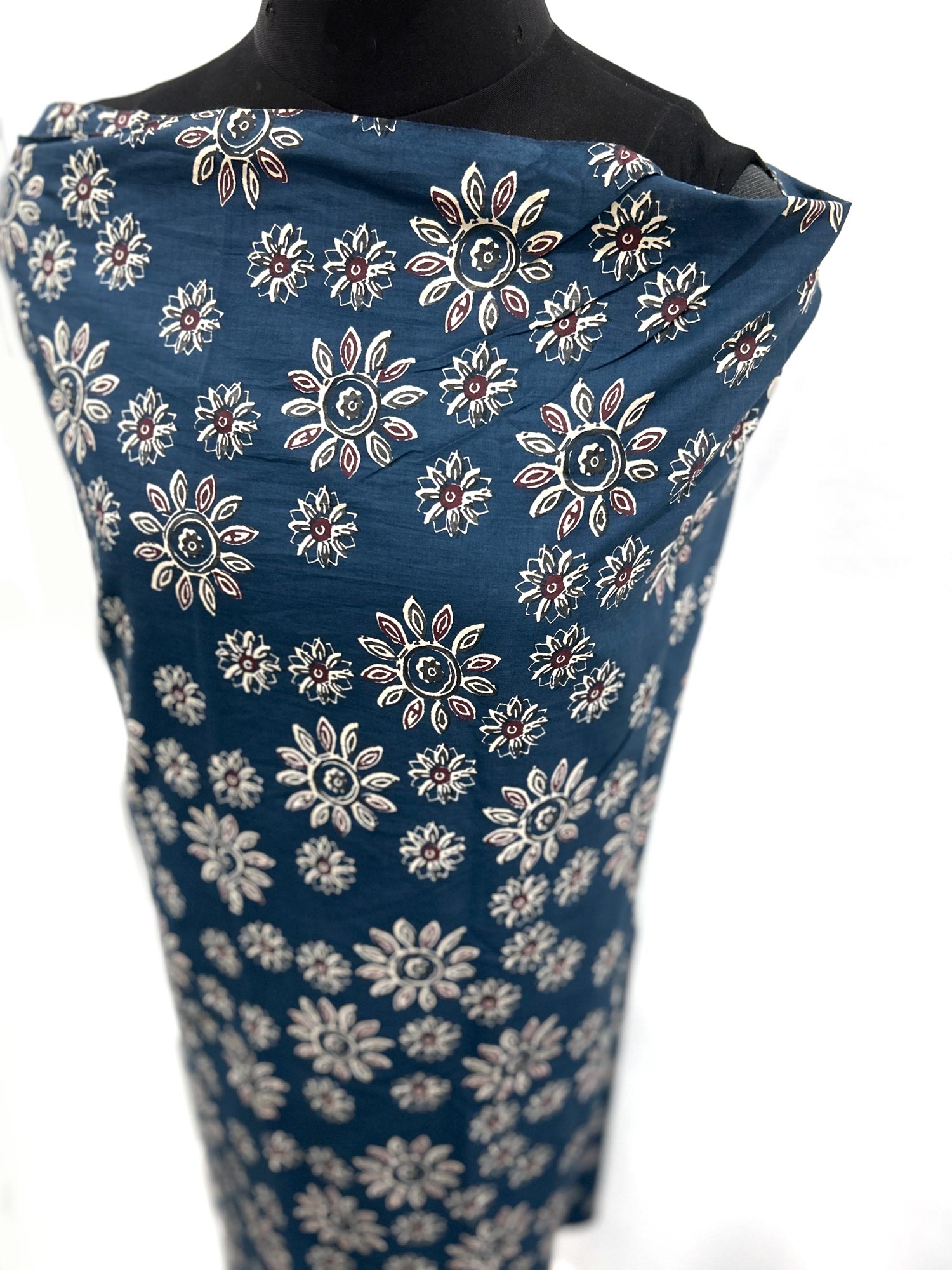 Sarong 'Priya', dunkelblau, B 200 cm, L 100 cm