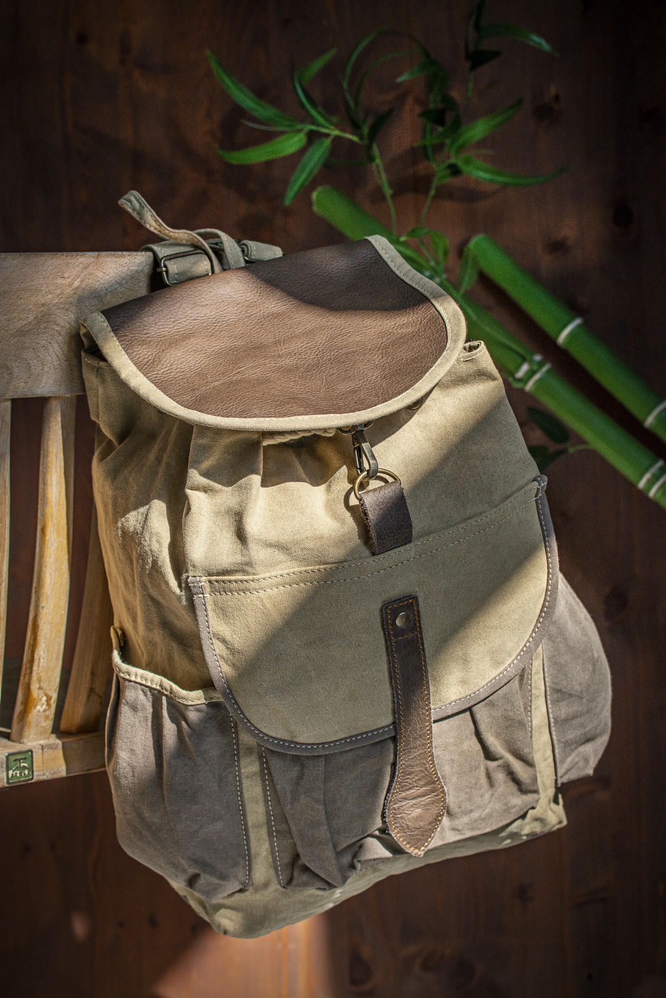 Rucksack 'Mountain', Brauntöne, B 34 cm, H 42 cm