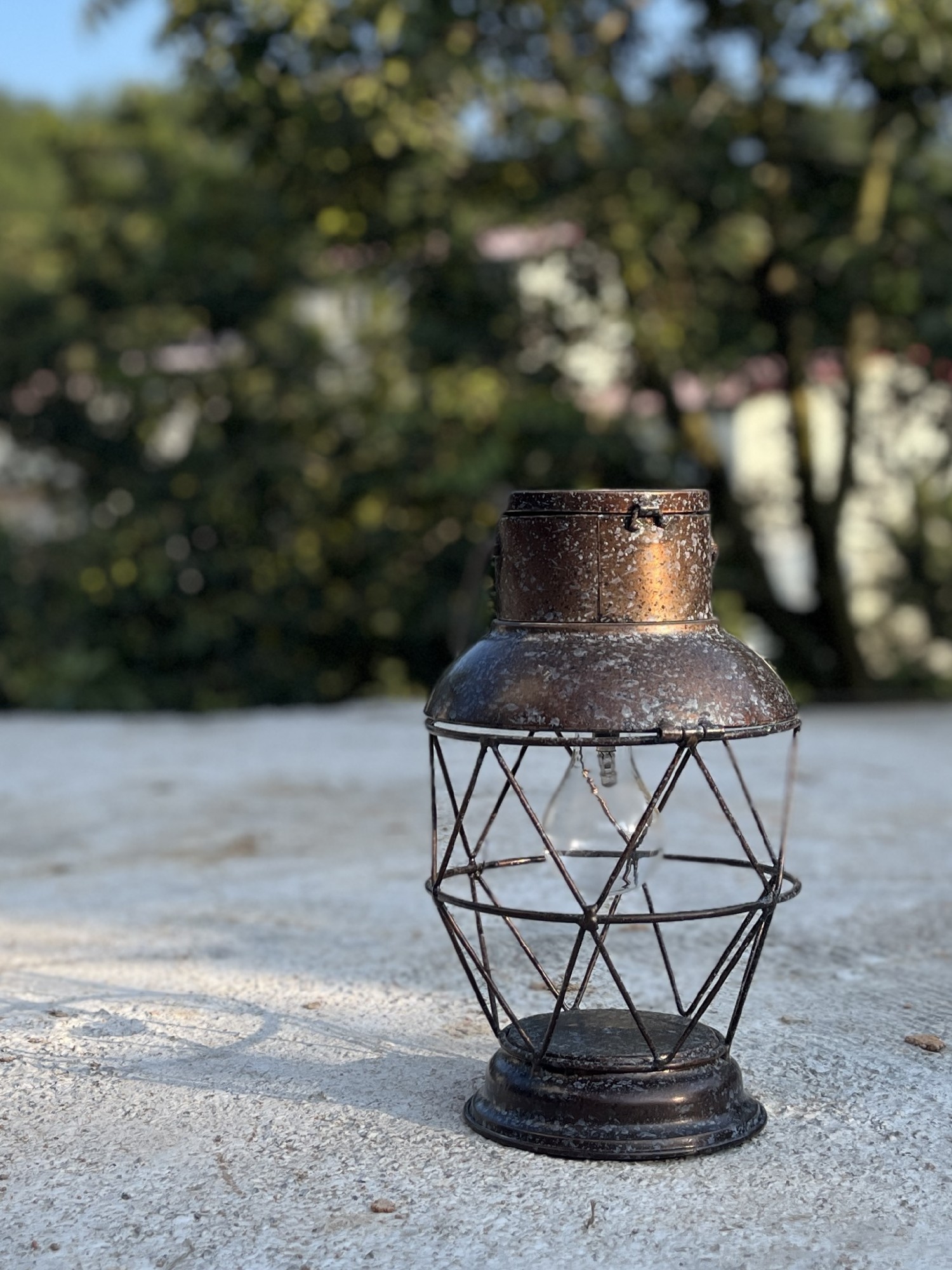 Laterne, batteriebetrieben, H 29 cm, Ø 18 cm