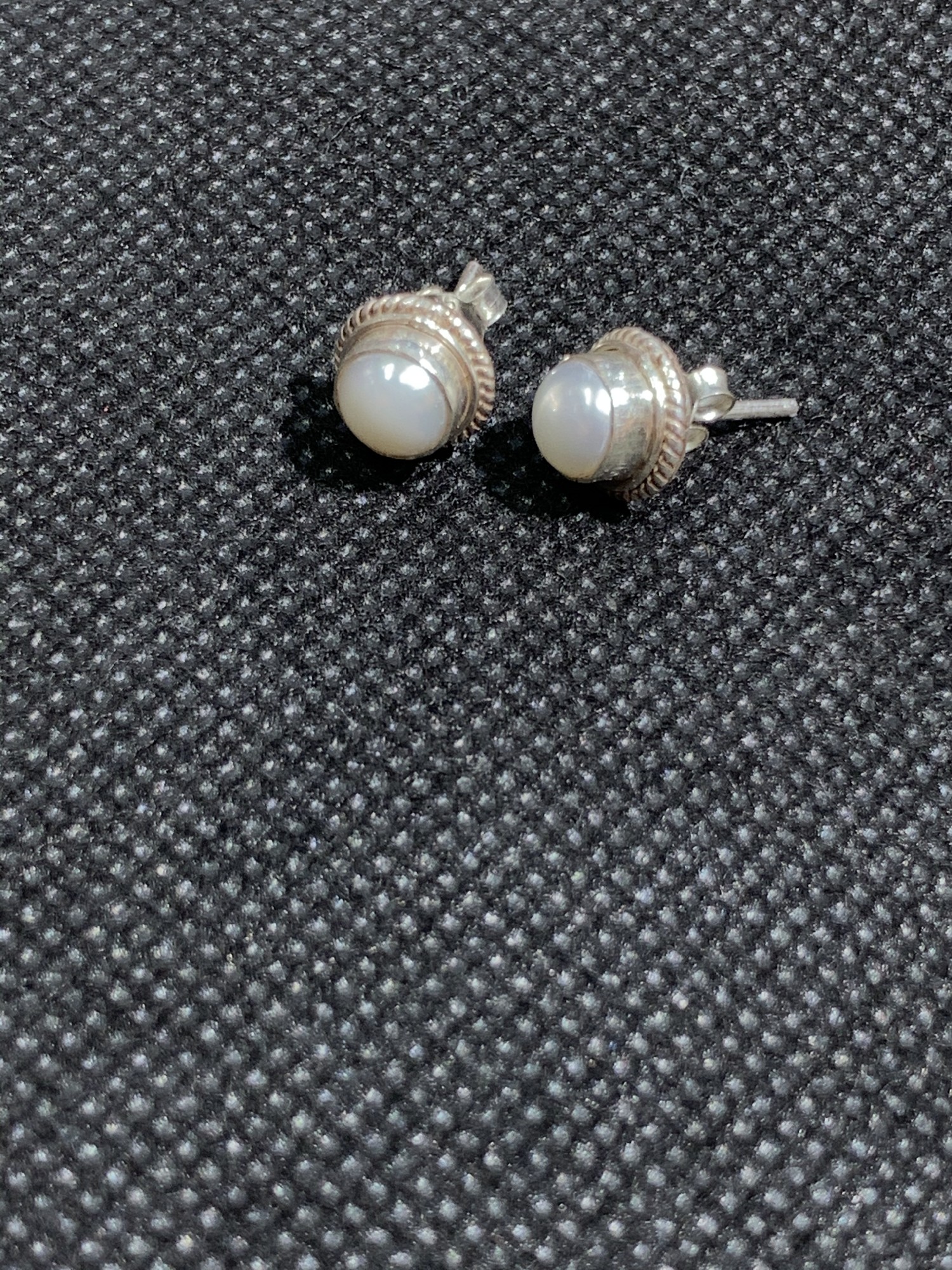 Ohrstecker 925 Silber Perle