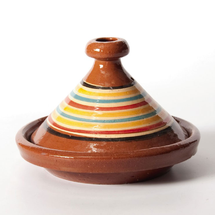 Tajine 'Kenitra', braun, multicolor, Ø 20 cm