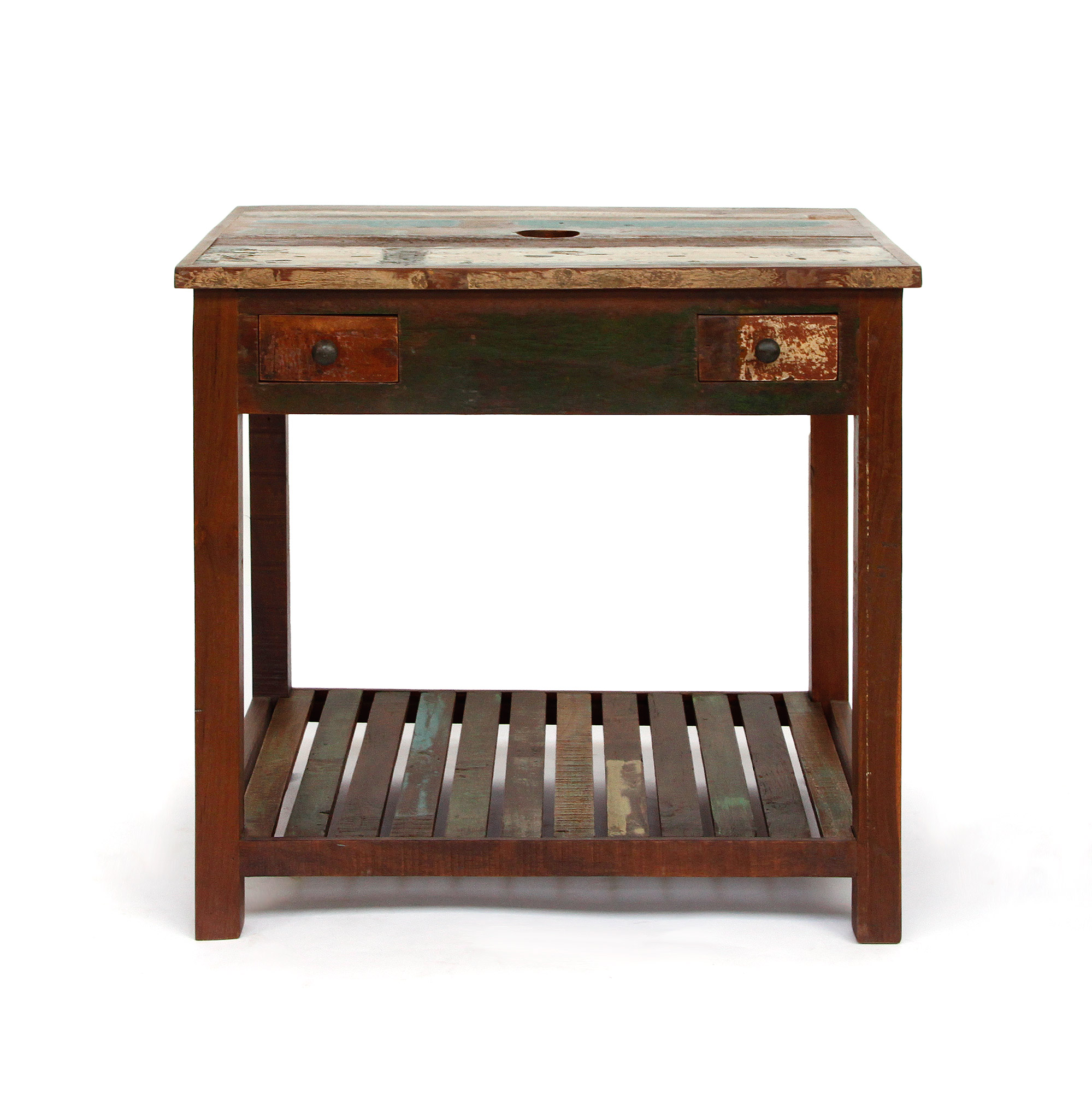 Waschtisch 'Jarrow', braun, multicolor, H 80 cm, B 75 cm, L 60 cm
