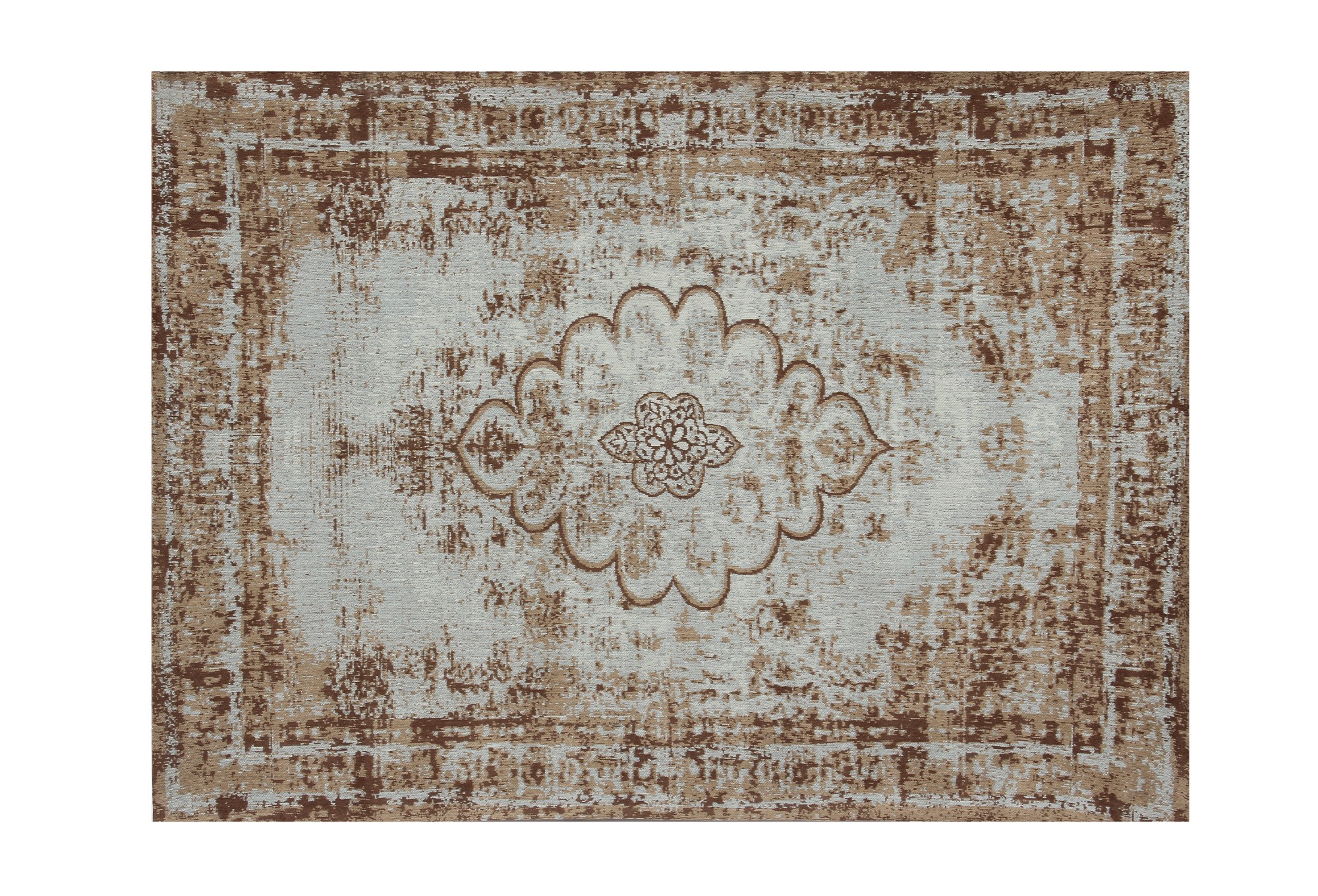 Teppich 'Sita', blau, braun, T 170 cm, B 240 cm