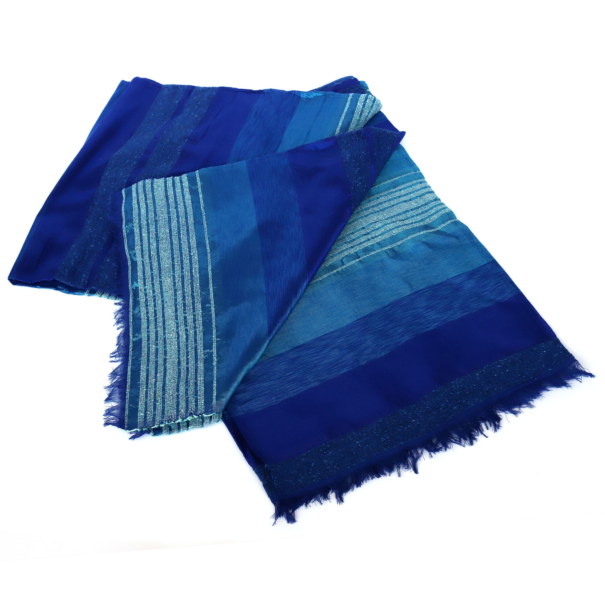 Decke aus Sabra 'Cobalt', blau, B 300 cm, L 200 cm