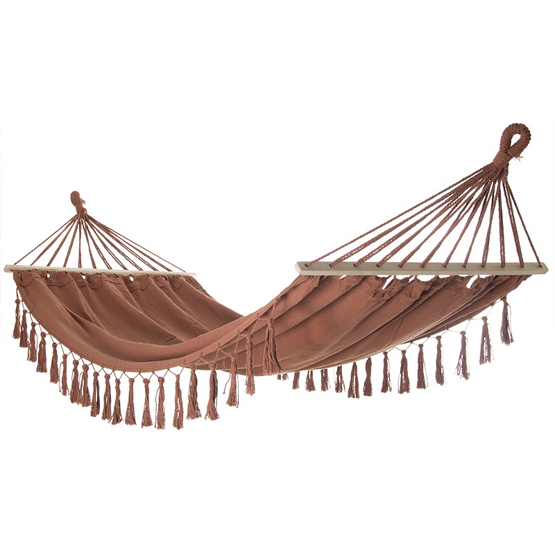 Hängematte braun, B 200 cm, L 100 cm