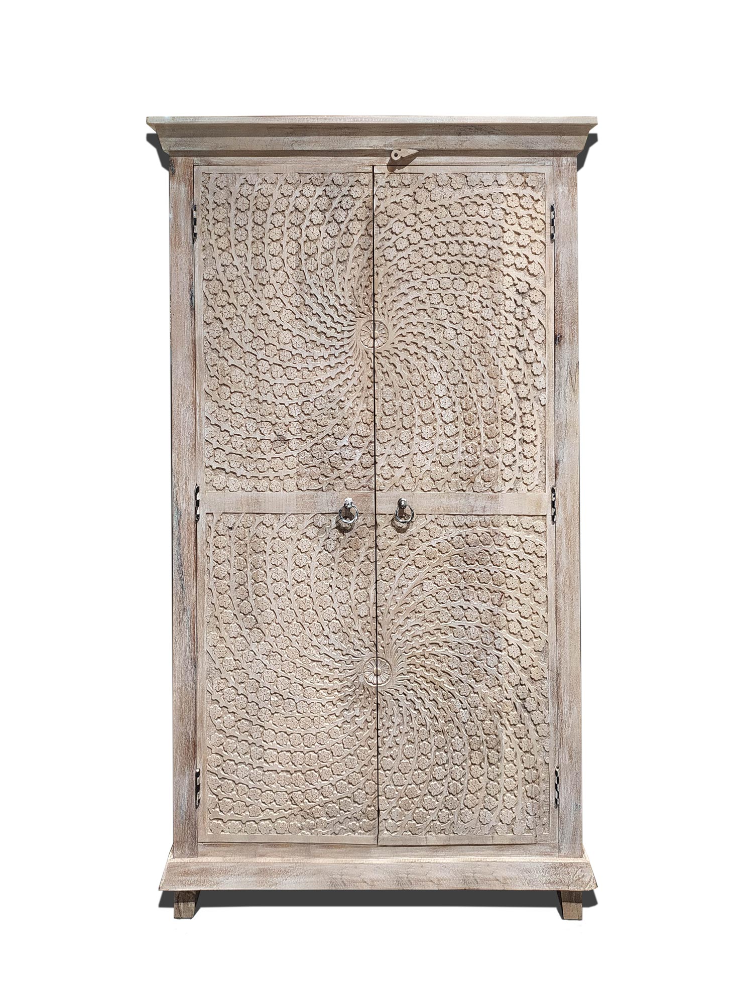 Schrank 'Ranipur', Mangoholz, H 180 cm, B 100 cm, L 40 cm