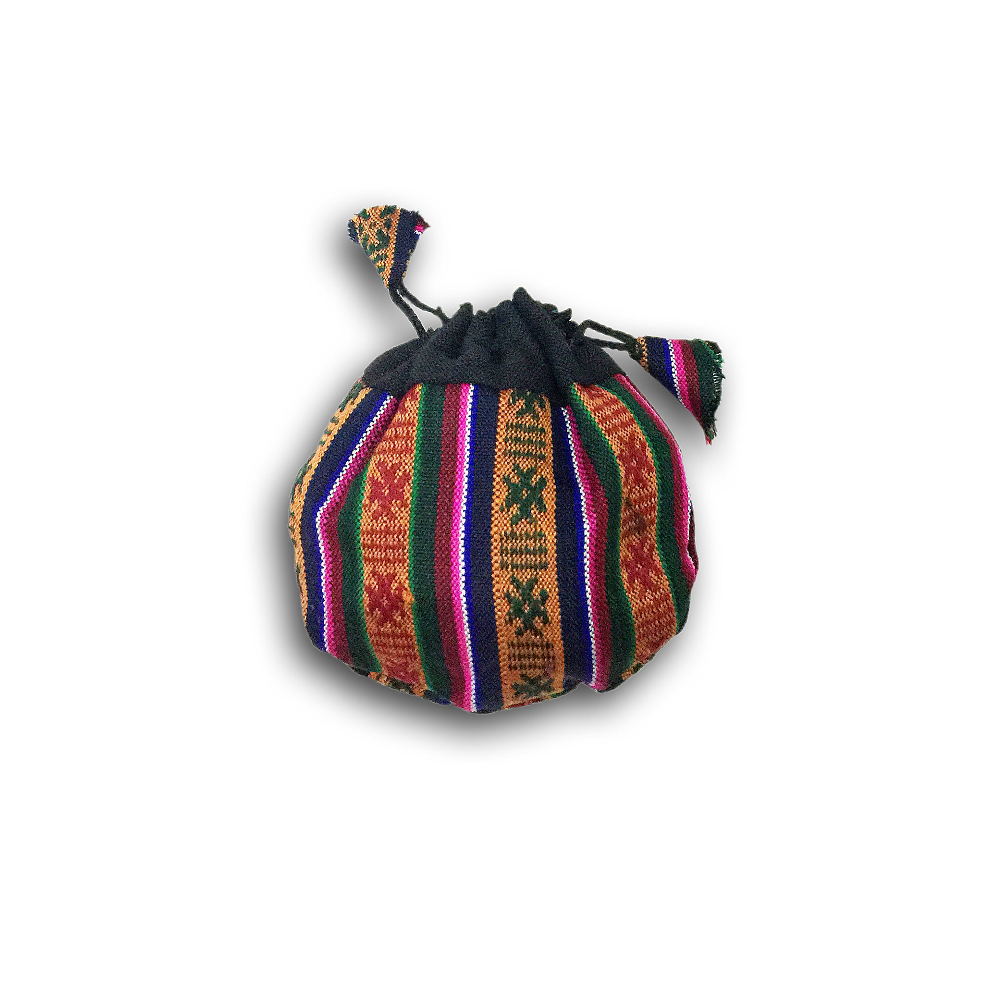 Beutel multicolor, H 11 cm, Ø 11 cm